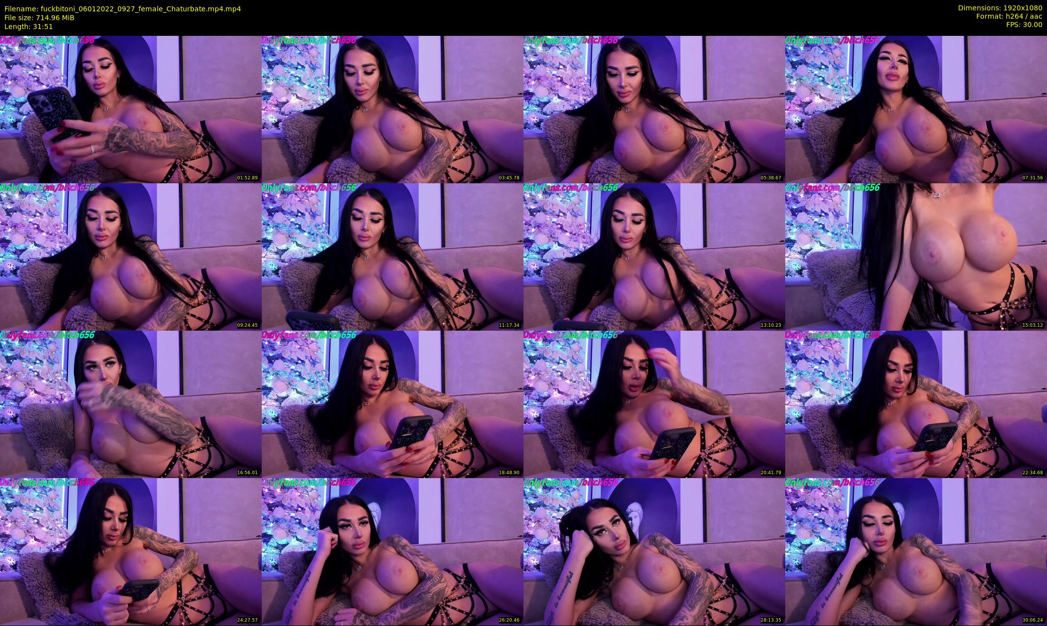 fuckbitoni — 32 minute Chaturbate couple cam show recording, 1080p, Jan 6, 2022