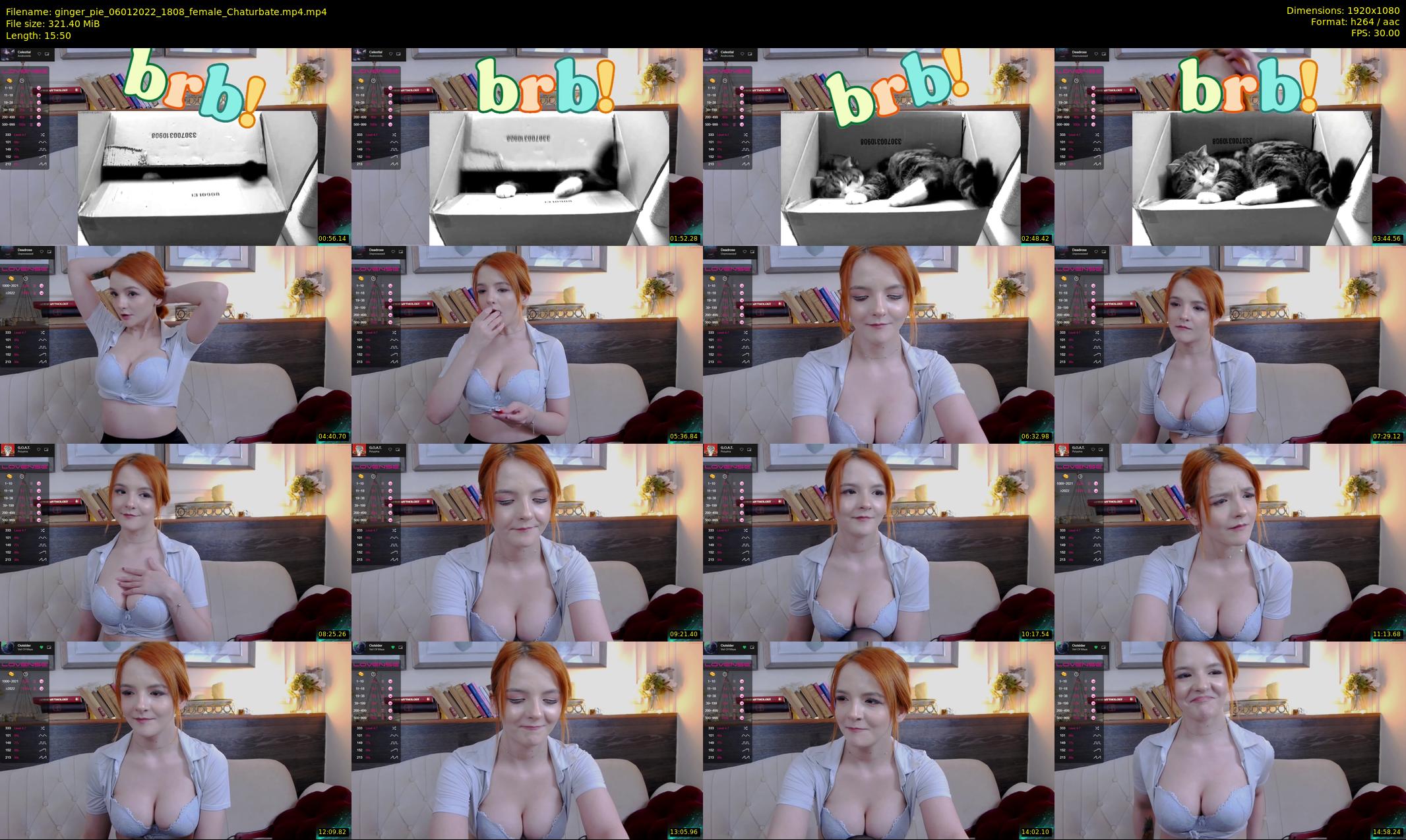 ginger_pie — 16 minute Chaturbate female cam show recording, 1080p, Jan 6, 2022