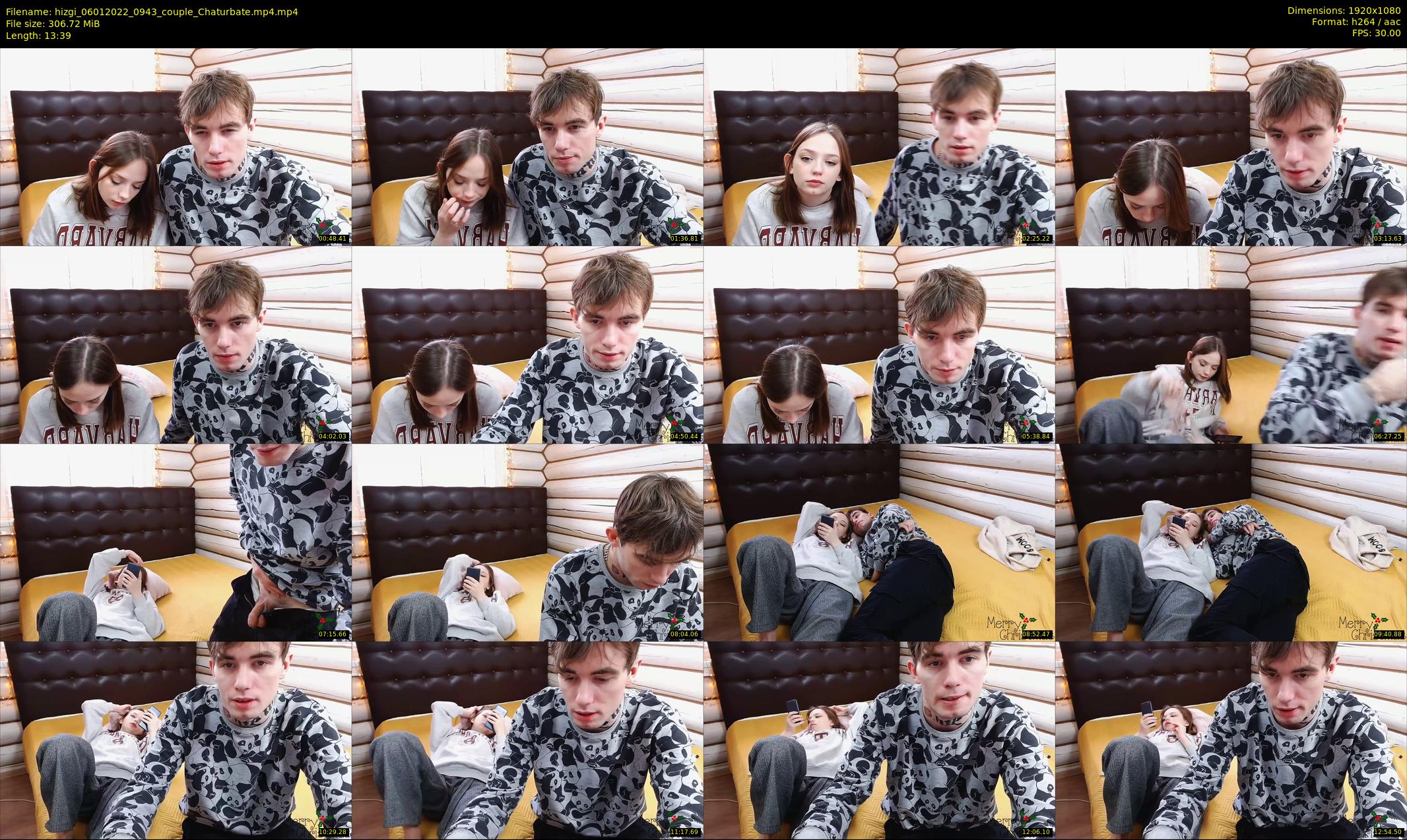 hizgi — 14 minute Chaturbate couple cam show recording, 1080p, Jan 6, 2022