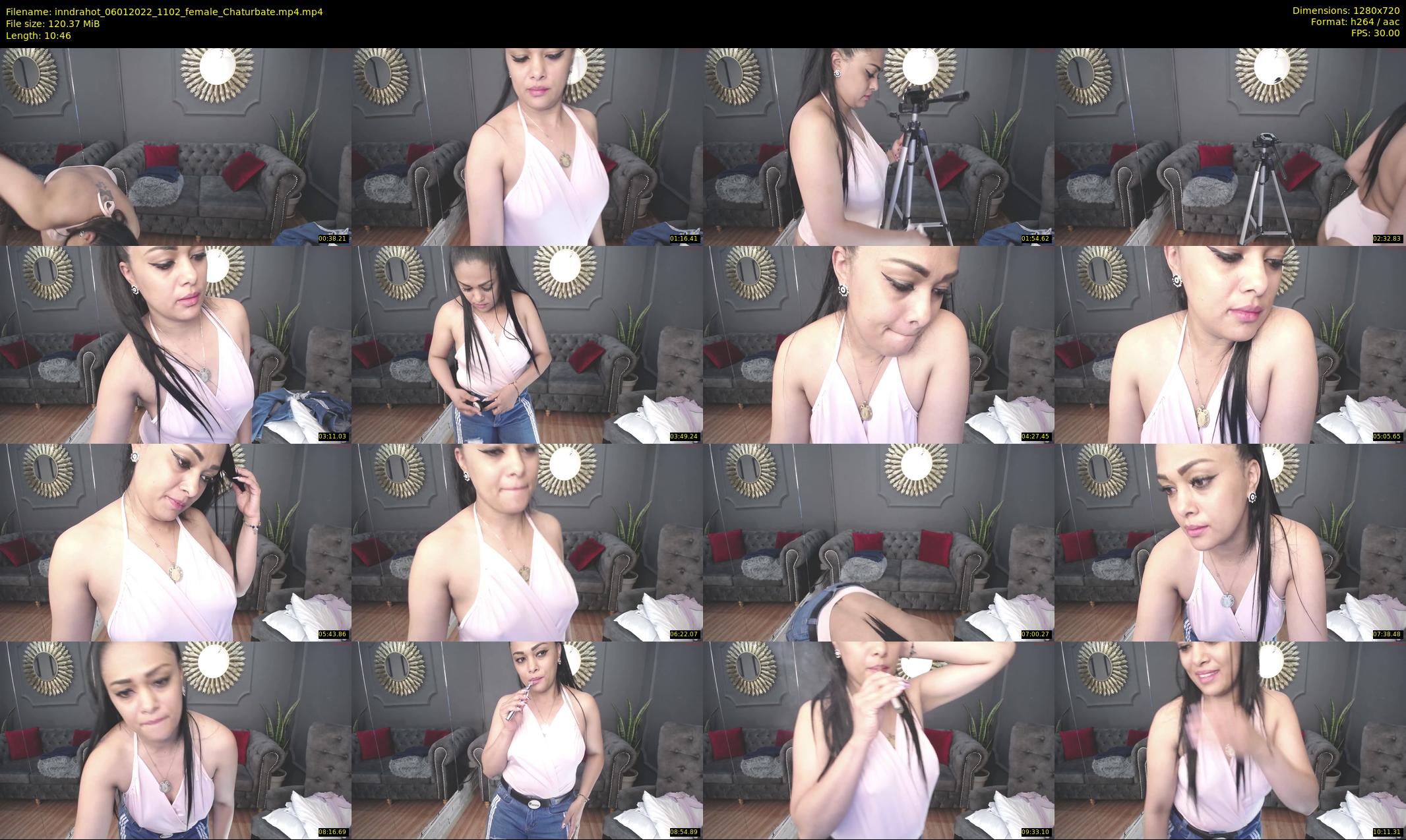 inndrahot — 11 minute Chaturbate female cam show recording, 720p, Jan 6, 2022