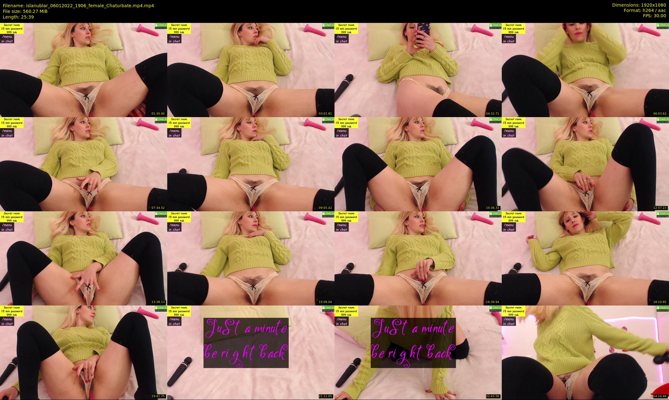 islanublar — 26 minute Chaturbate female cam show recording, 1080p, Jan 6, 2022