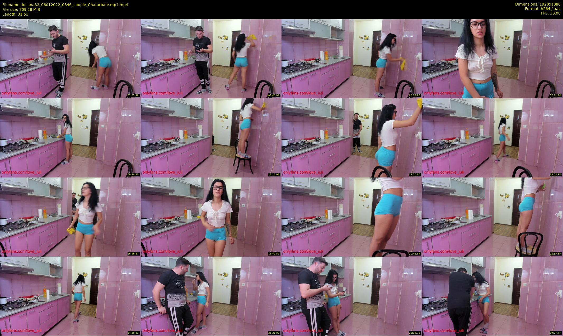 iuliana32 — 32 minute Chaturbate couple cam show recording, 1080p, Jan 6, 2022