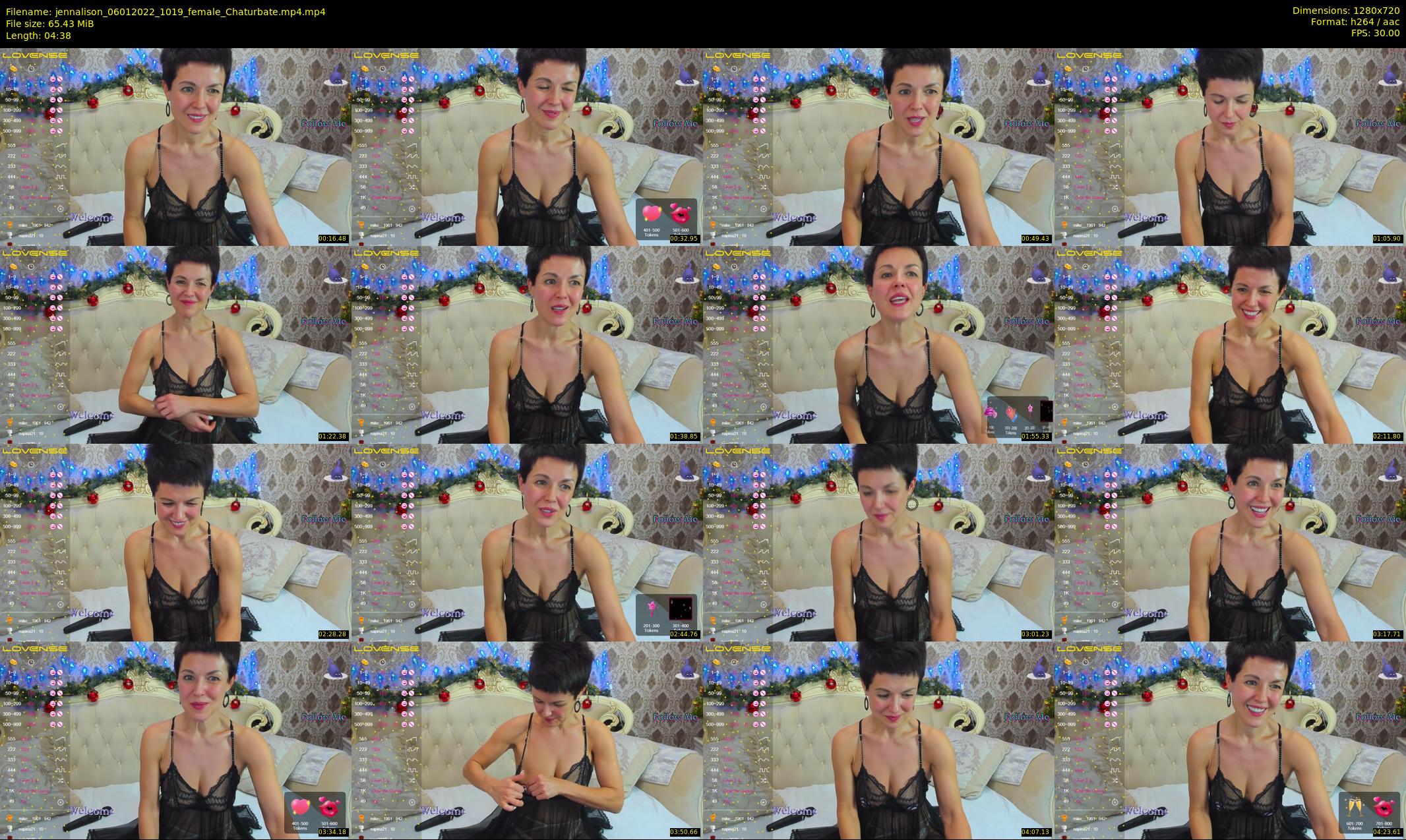 jennalison — 5 minute Chaturbate female cam show recording, 720p, Jan 6, 2022