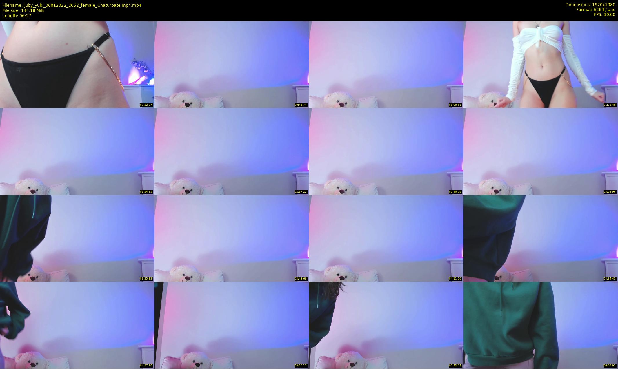 juby_yubi — 7 minute Chaturbate female cam show recording, 1080p, Jan 6, 2022