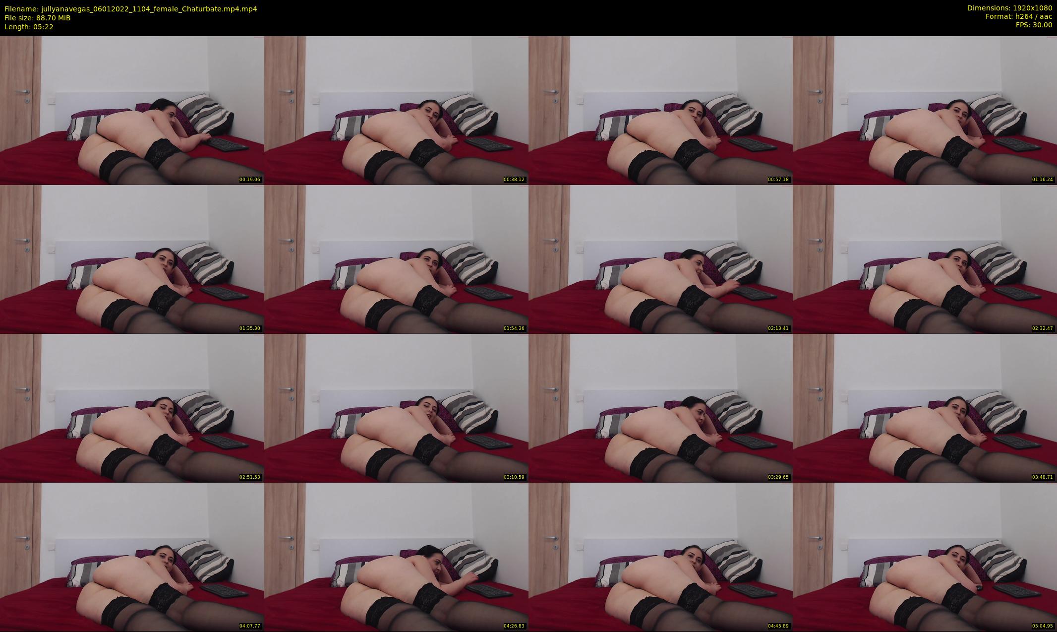 jullyanavegas — 6 minute Chaturbate female cam show recording, 1080p, Jan 6, 2022