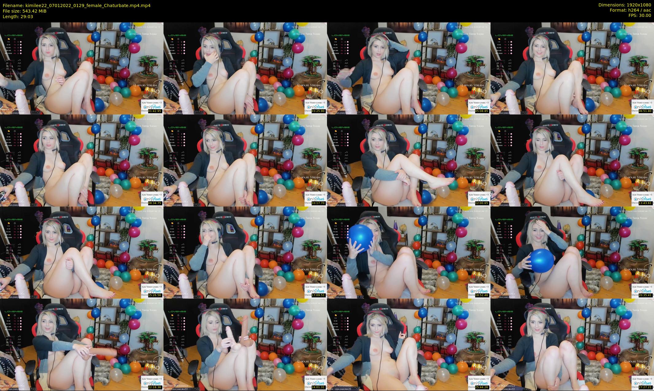 kimilee22 — 30 minute Chaturbate female cam show recording, 1080p, Jan 7, 2022