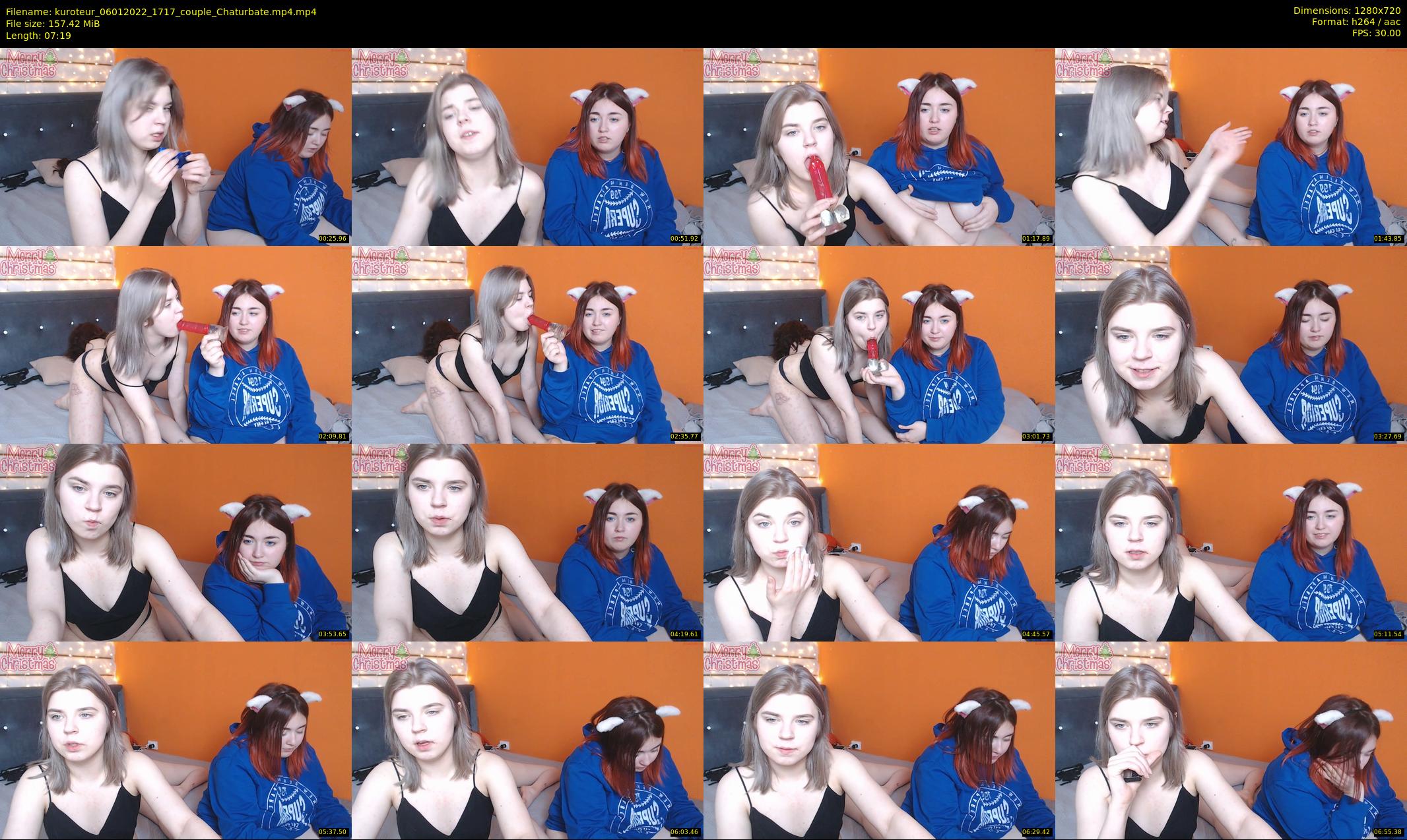 kuroteur — 8 minute Chaturbate couple cam show recording, 720p, Jan 6, 2022
