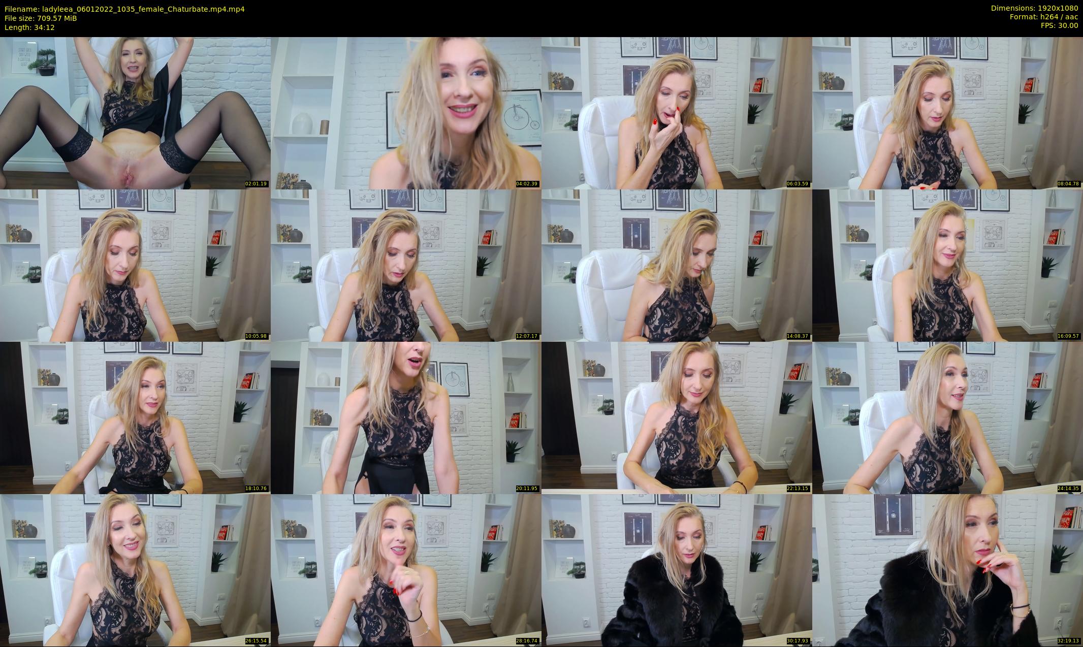 ladyleea — 35 minute Chaturbate female cam show recording, 1080p, Jan 6, 2022