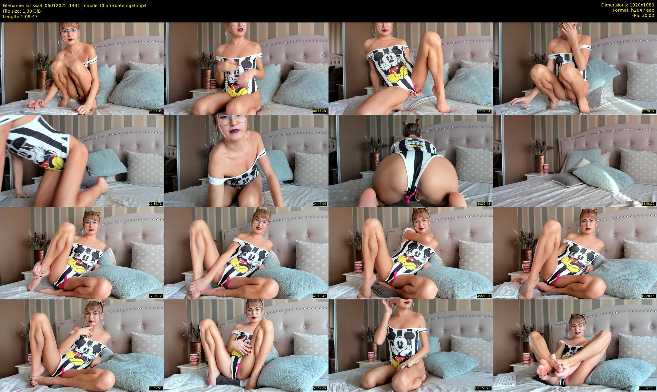 larissa4 — 70 minute Chaturbate female cam show recording, 1080p, Jan 6, 2022