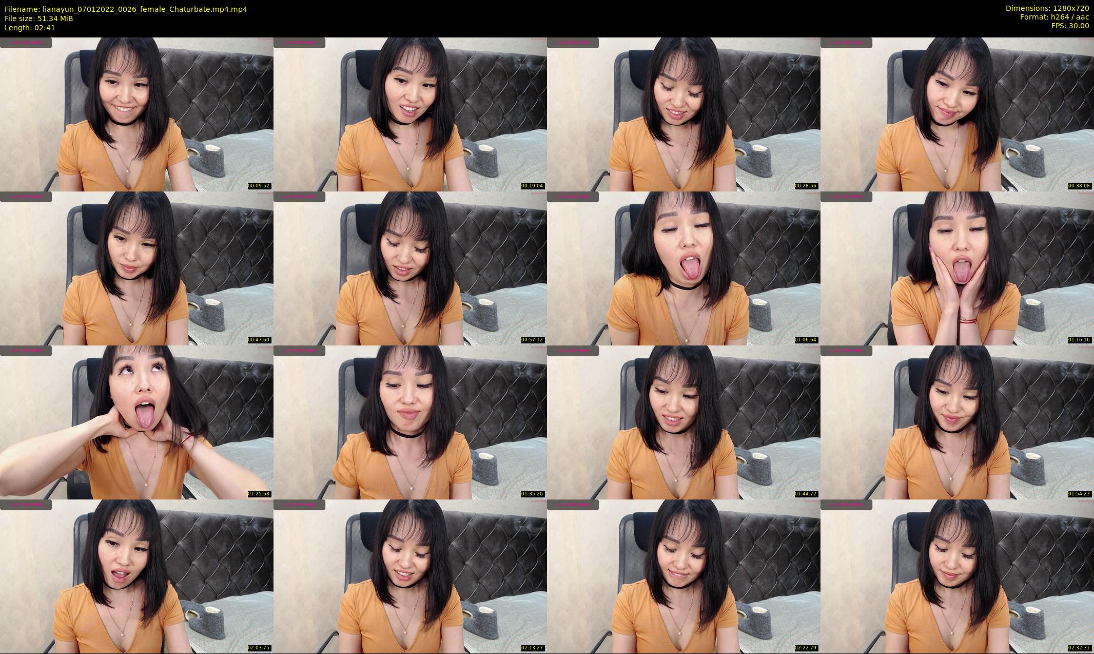 lianayun — 3 minute Chaturbate female cam show recording, 720p, Jan 7, 2022