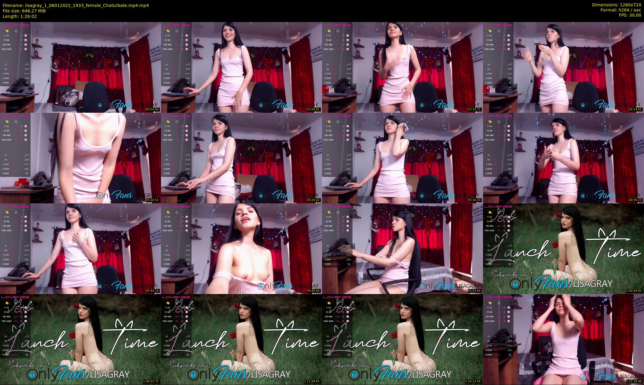 lisagray_1 — 87 minute Chaturbate female cam show recording, 720p, Jan 6, 2022