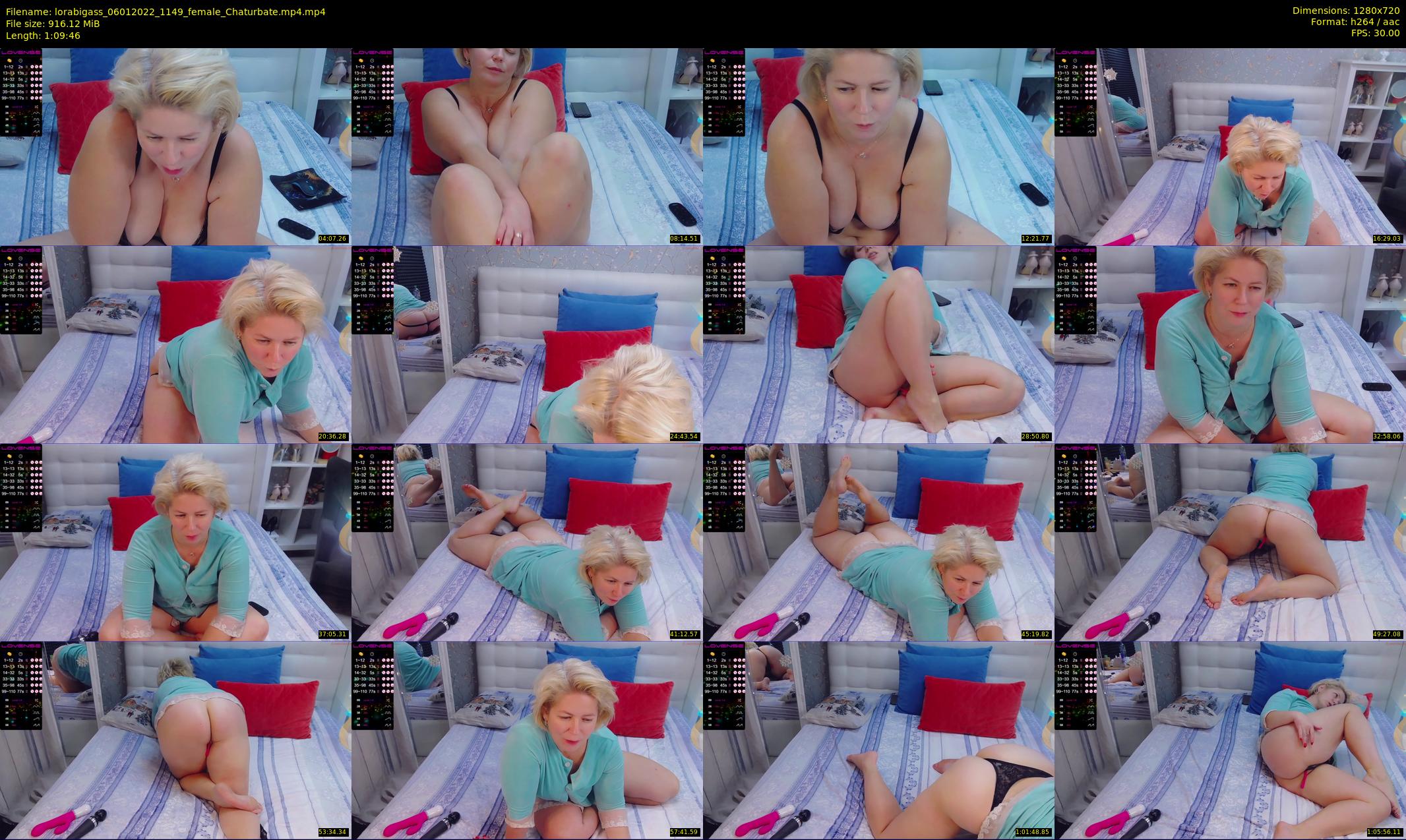 lorabigass — 70 minute Chaturbate female cam show recording, 720p, Jan 6, 2022