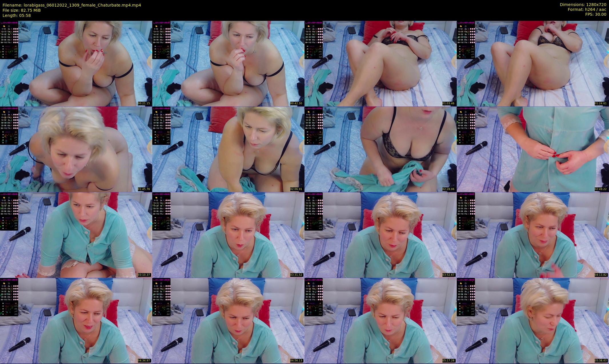 lorabigass — 6 minute Chaturbate female cam show recording, 720p, Jan 6, 2022