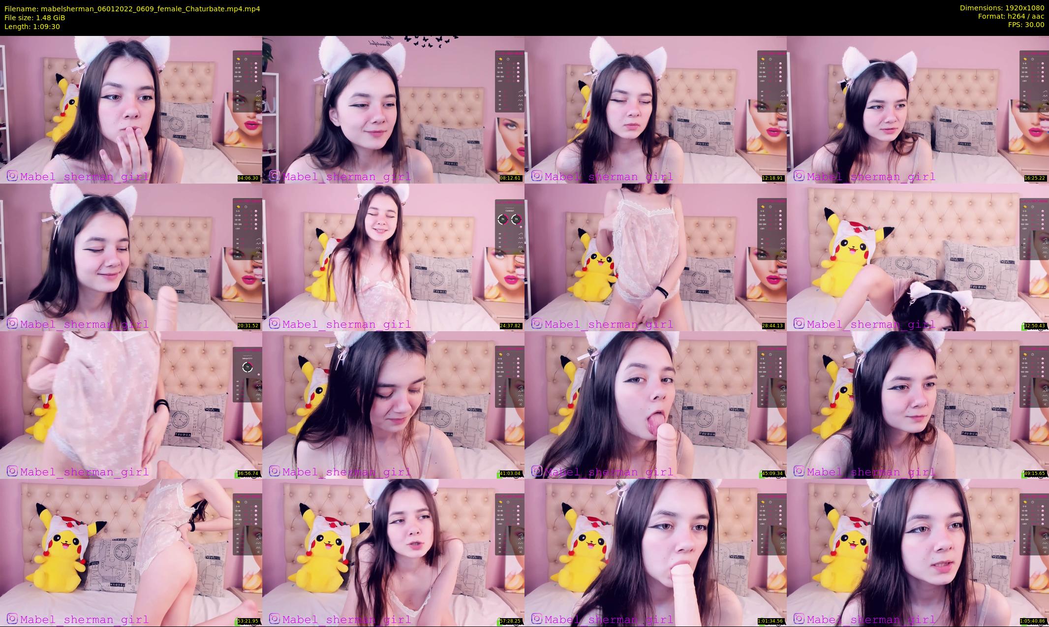 mabelsherman — 70 minute Chaturbate couple cam show recording, 1080p, Jan 6, 2022
