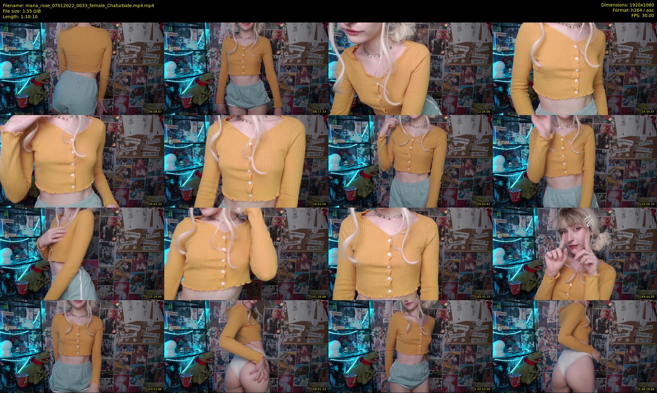 mana_rose — 71 minute Chaturbate female cam show recording, 1080p, Jan 7, 2022