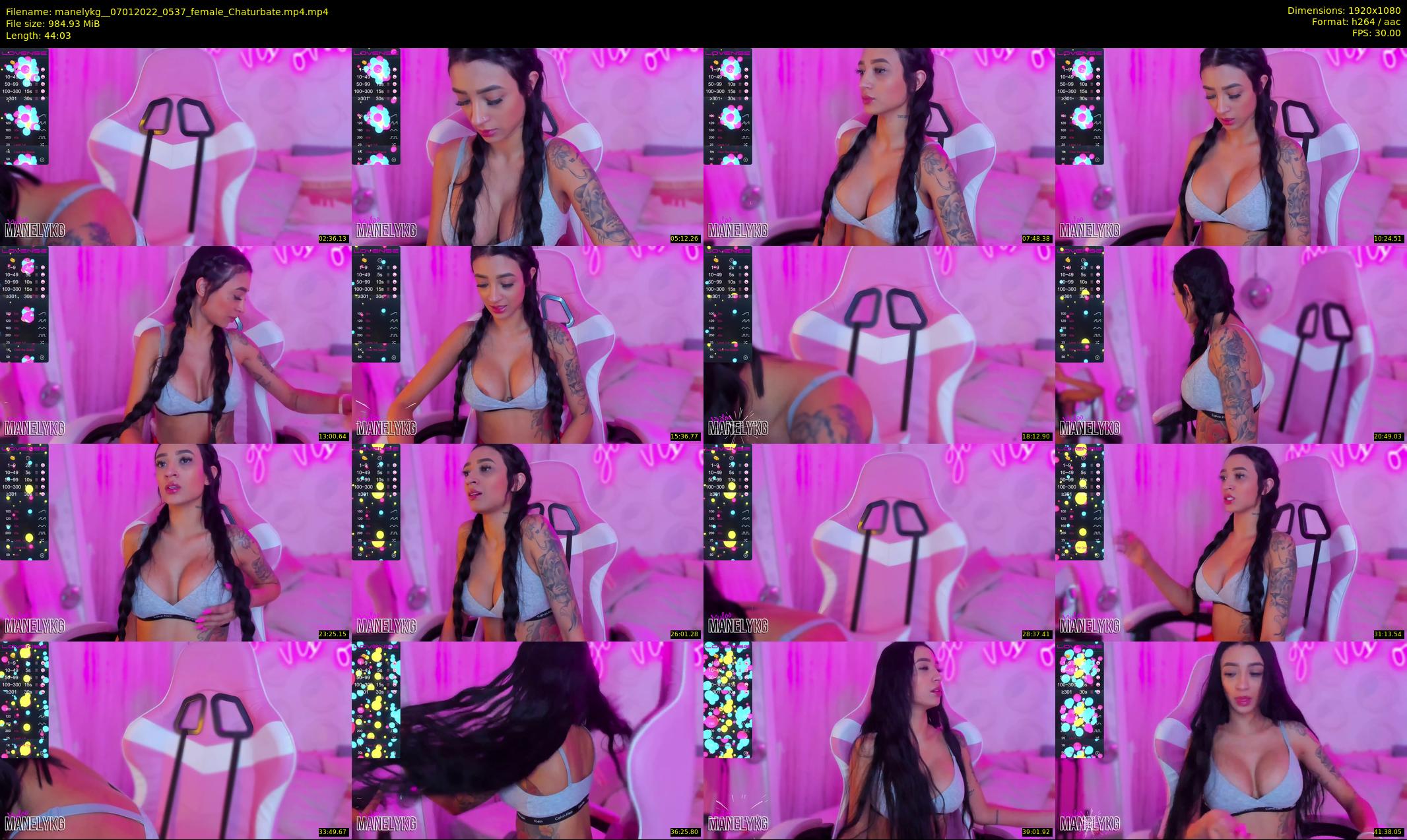 manelykg_ — 45 minute Chaturbate female cam show recording, 1080p, Jan 7, 2022