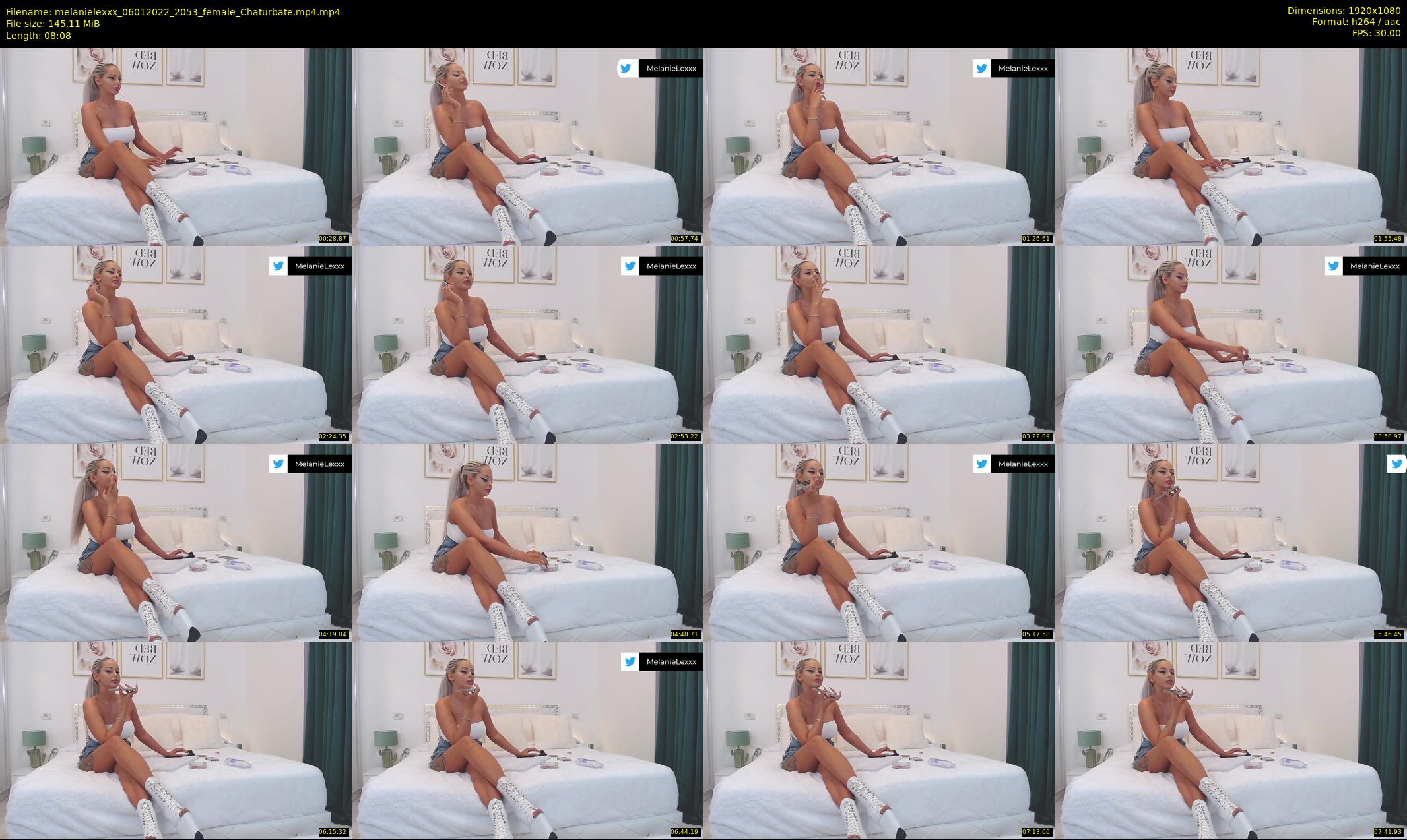 melanielexxx — 9 minute Chaturbate female cam show recording, 1080p, Jan 6, 2022
