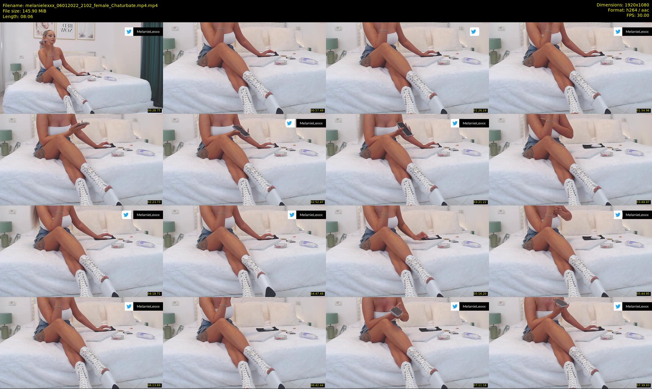 melanielexxx — 9 minute Chaturbate female cam show recording, 1080p, Jan 6, 2022