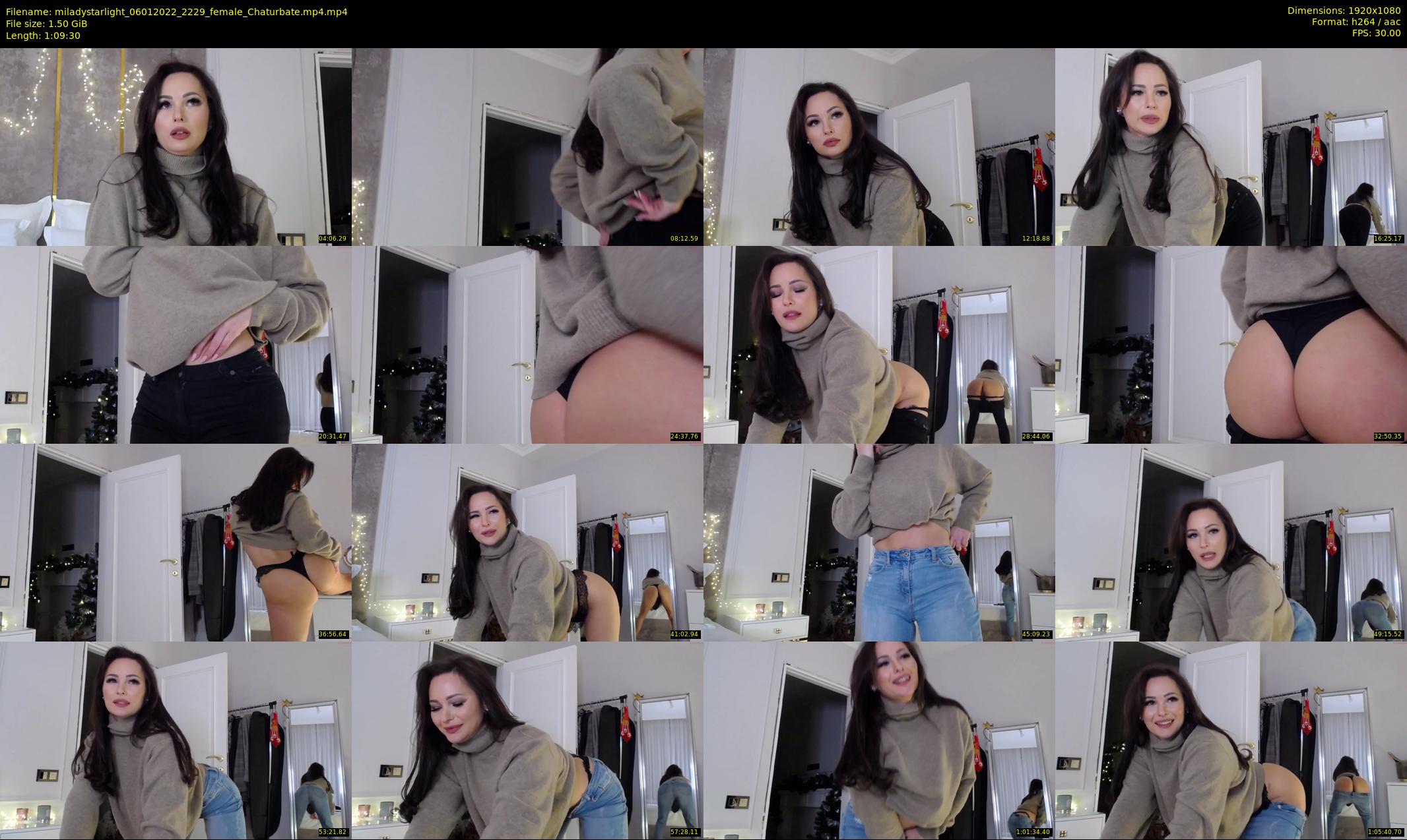 miladystarlight — 70 minute Chaturbate female cam show recording, 1080p, Jan 6, 2022