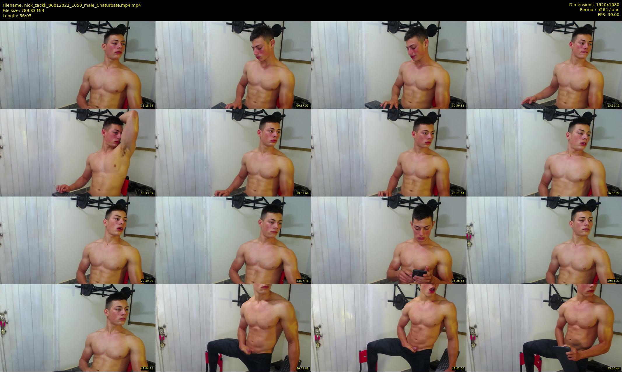 nick_zackk — 57 minute Chaturbate male cam show recording, 1080p, Jan 6, 2022
