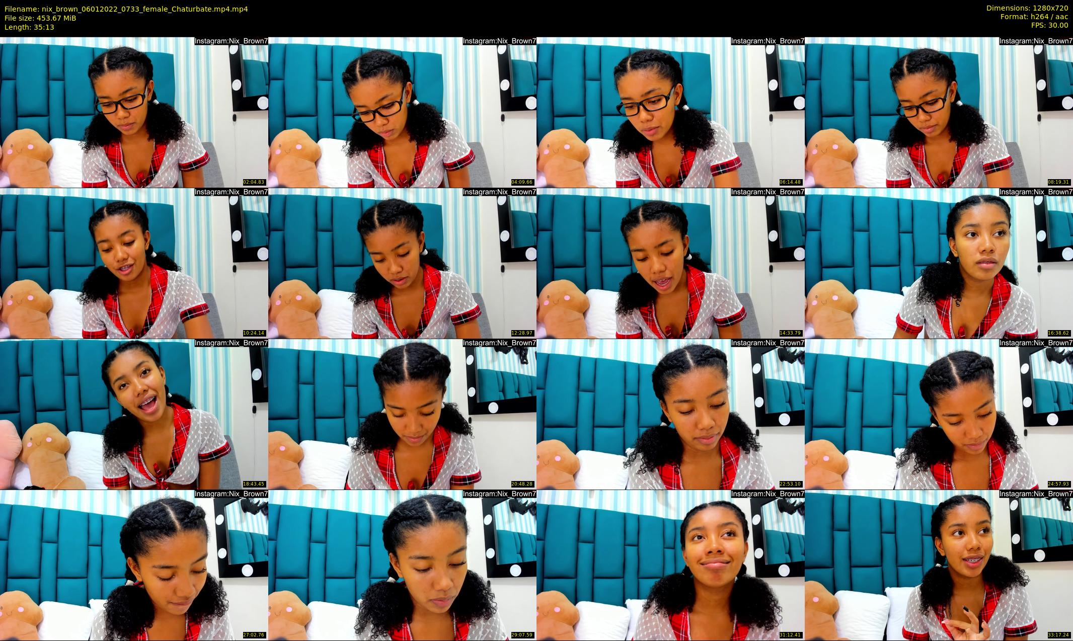 nix_brown — 36 minute Chaturbate female cam show recording, 720p, Jan 6, 2022