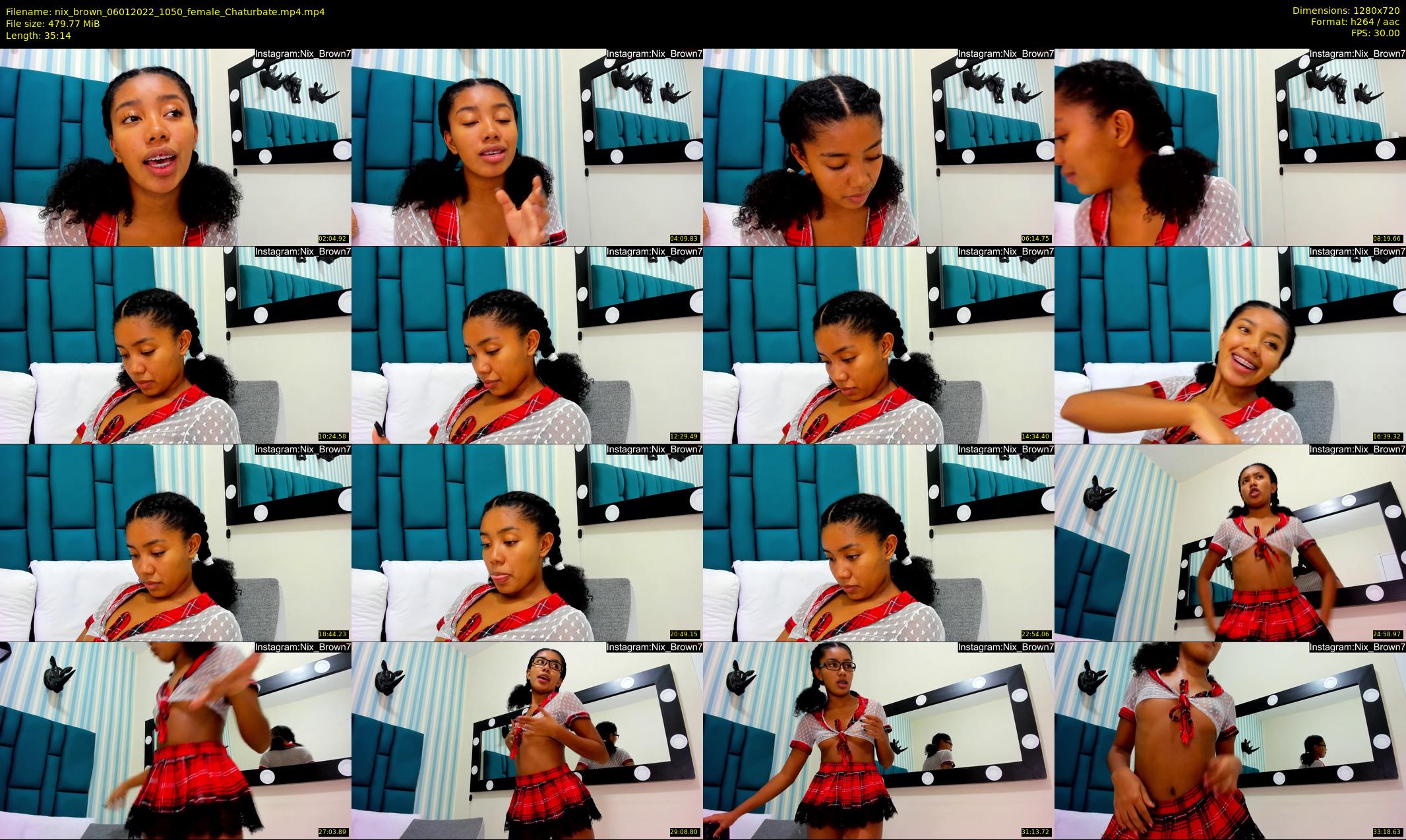 nix_brown — 36 minute Chaturbate female cam show recording, 720p, Jan 6, 2022