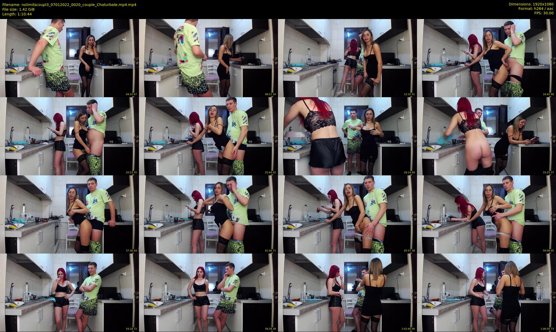 nolimitscoupl3 — 71 minute Chaturbate couple cam show recording, 1080p, Jan 7, 2022