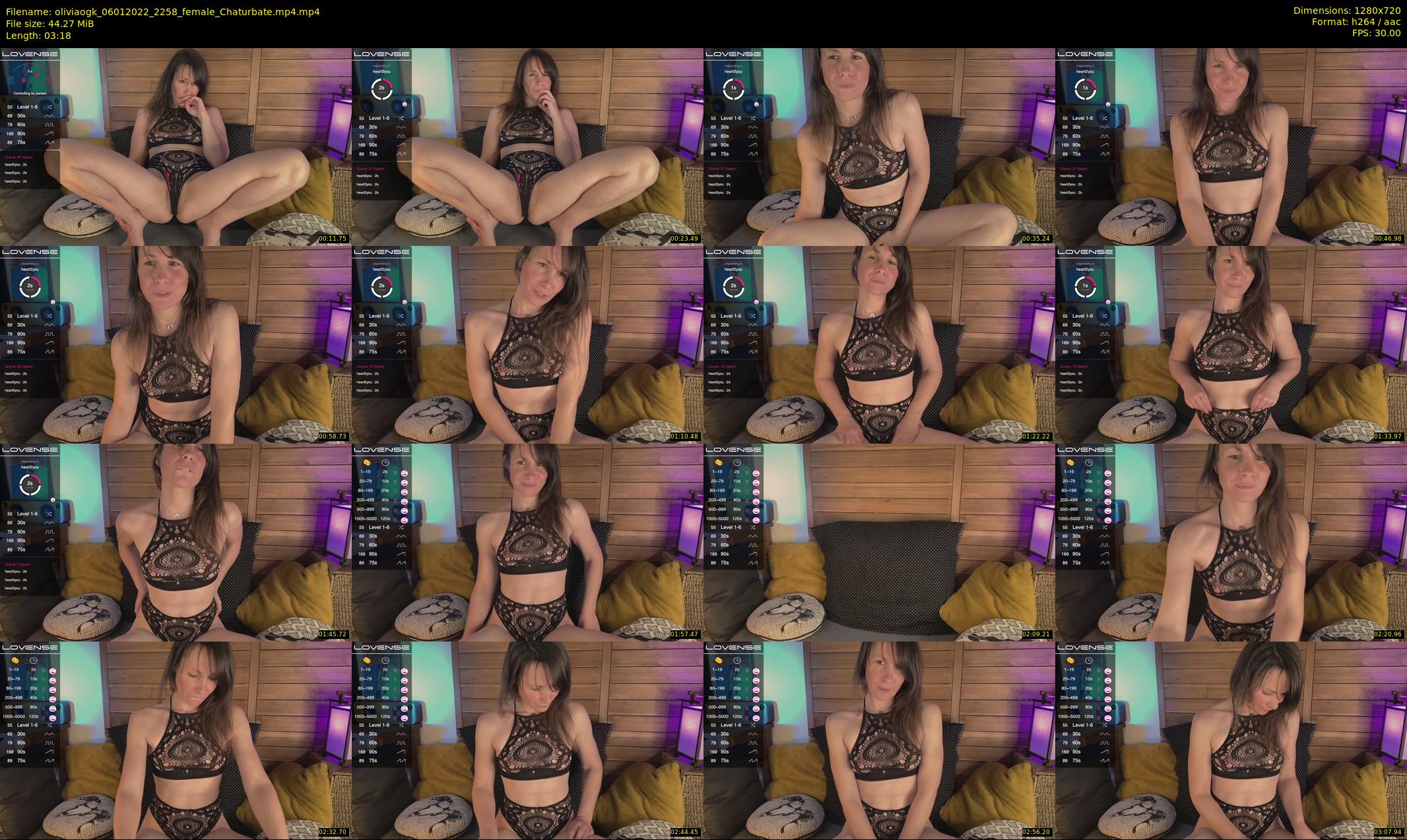 oliviaogk — 4 minute Chaturbate female cam show recording, 720p, Jan 6, 2022