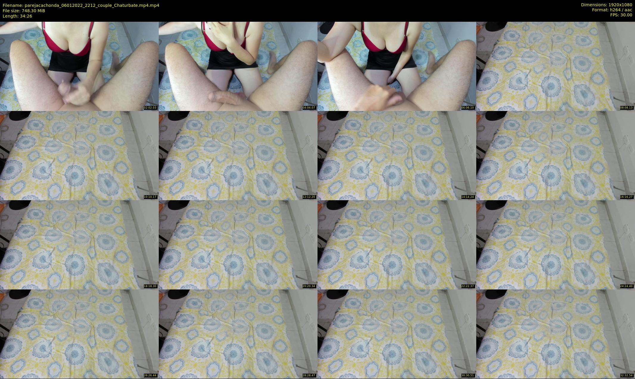 parejacachonda — 35 minute Chaturbate couple cam show recording, 1080p, Jan 6, 2022