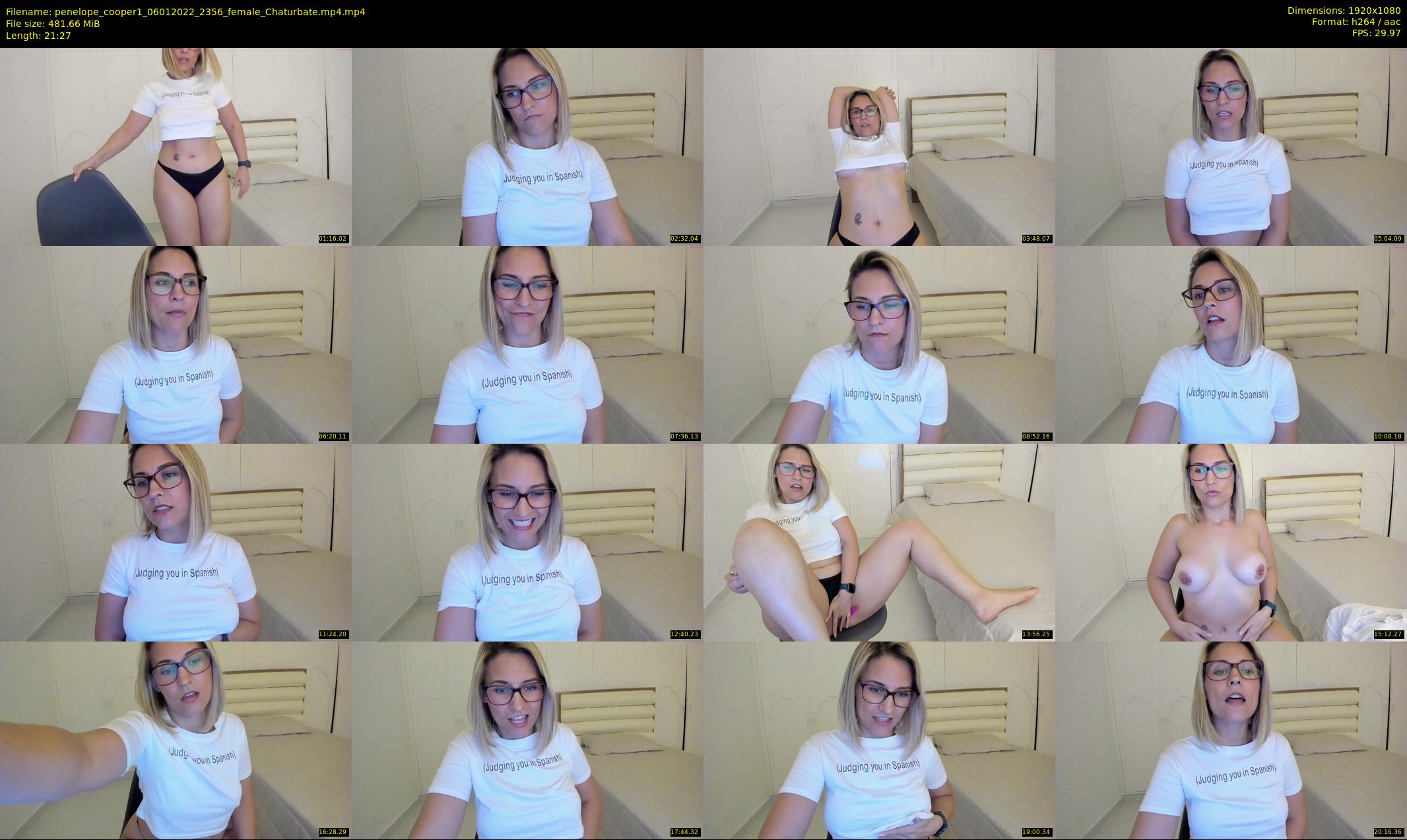 penelope_cooper1 — 22 minute Chaturbate female cam show recording, 1080p, Jan 6, 2022