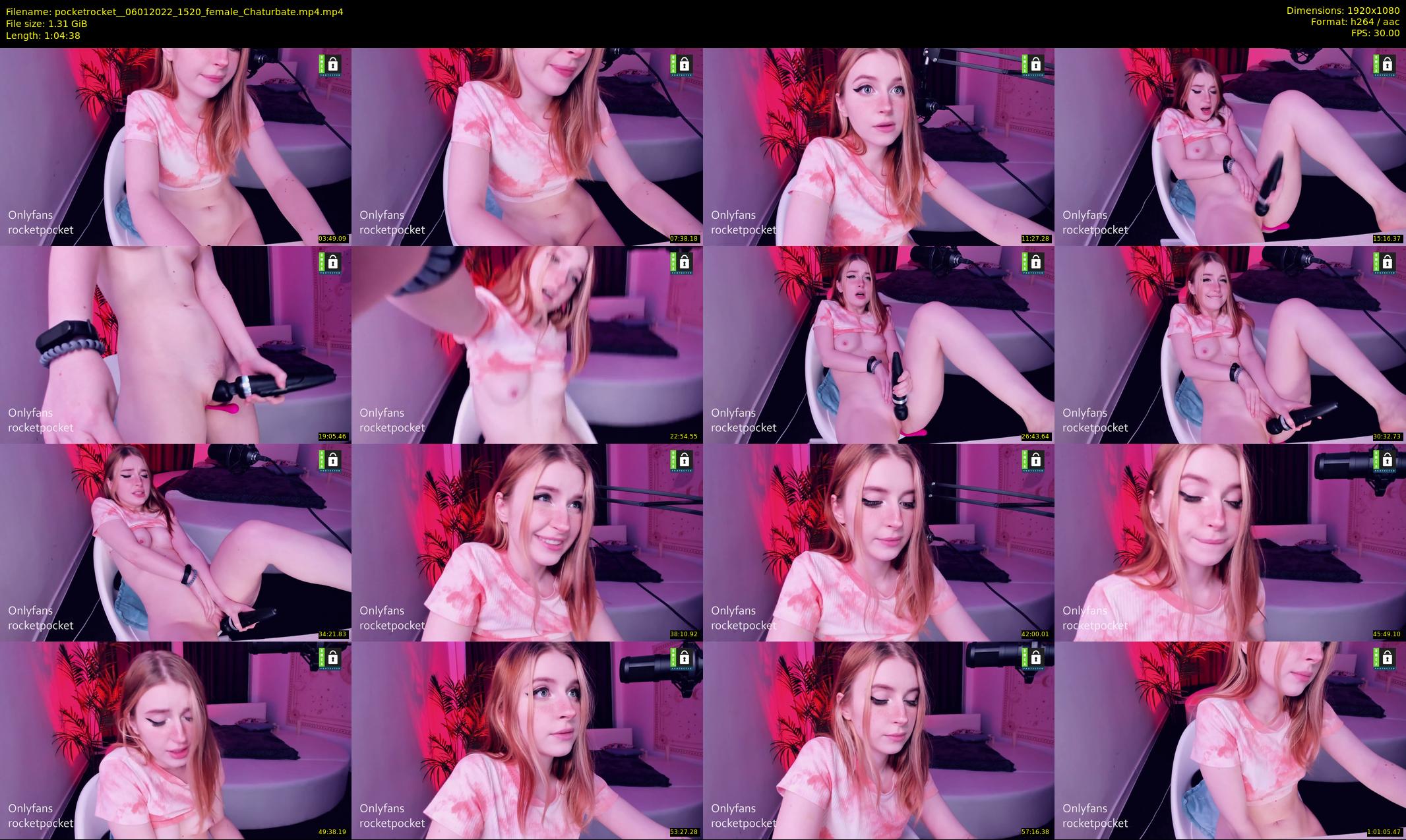 pocketrocket_ — 65 minute Chaturbate female cam show recording, 1080p, Jan 6, 2022