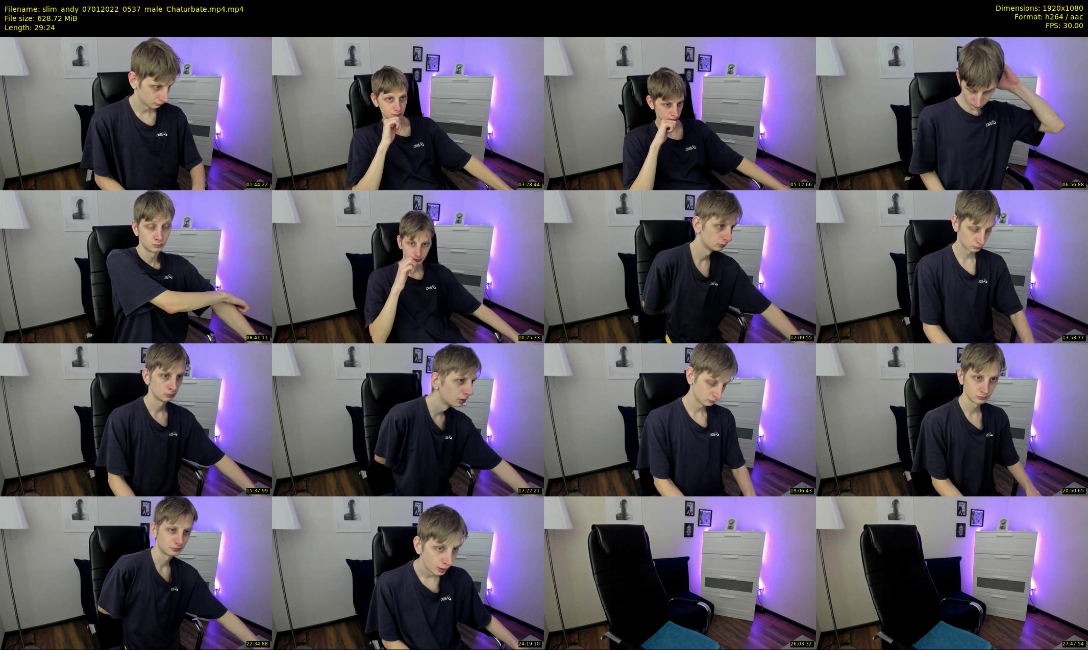 slim_andy — 30 minute Chaturbate male cam show recording, 1080p, Jan 7, 2022