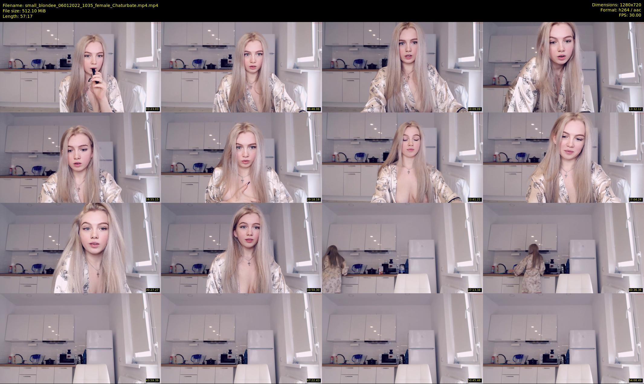 small_blondee — 58 minute Chaturbate female cam show recording, 720p, Jan 6, 2022
