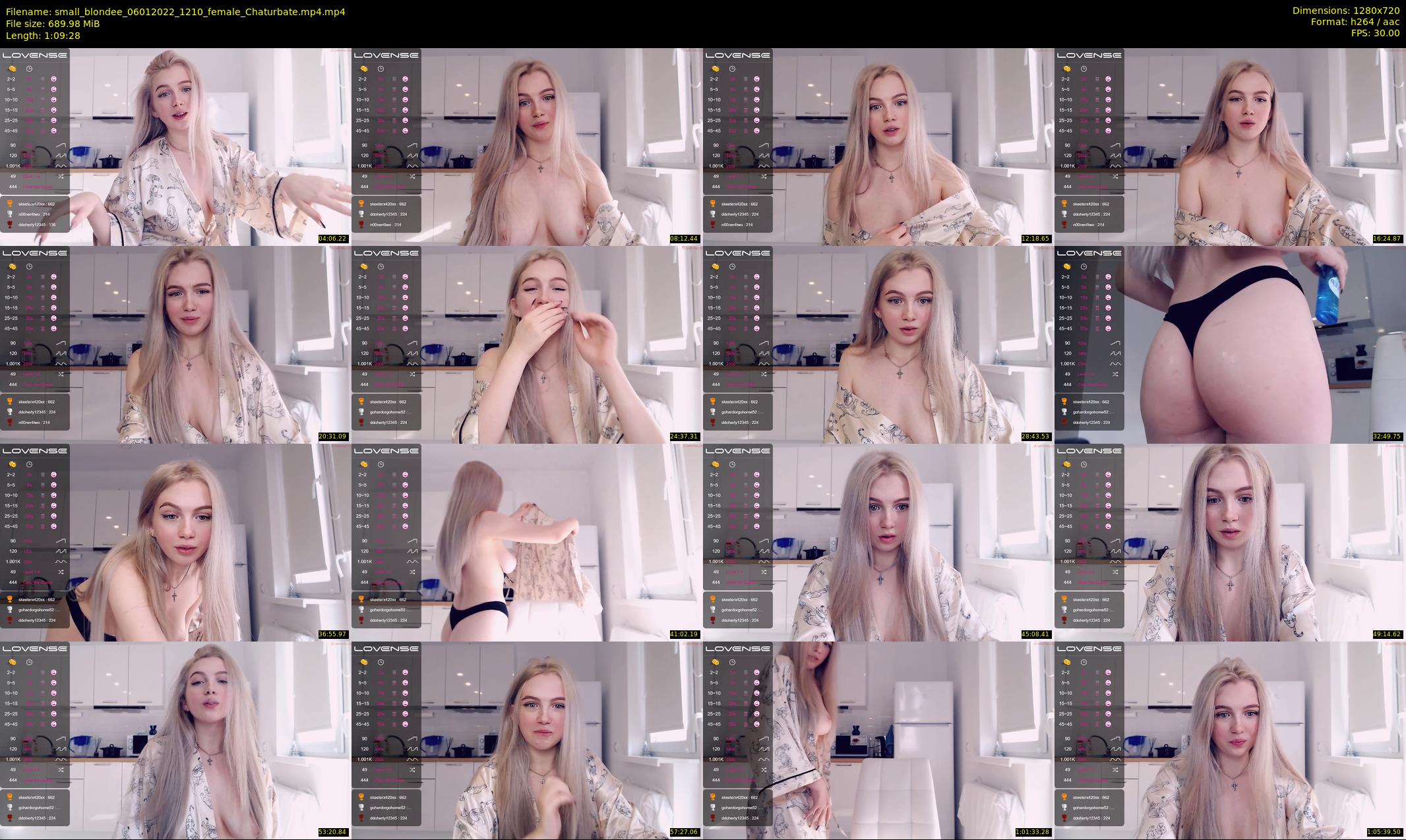 small_blondee — 70 minute Chaturbate female cam show recording, 720p, Jan 6, 2022
