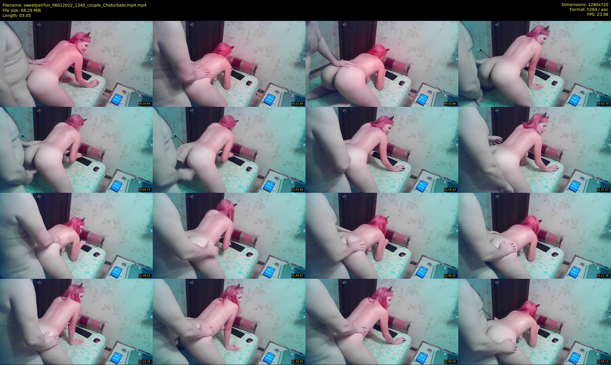sweetpairfun — 4 minute Chaturbate couple cam show recording, 720p, Jan 6, 2022