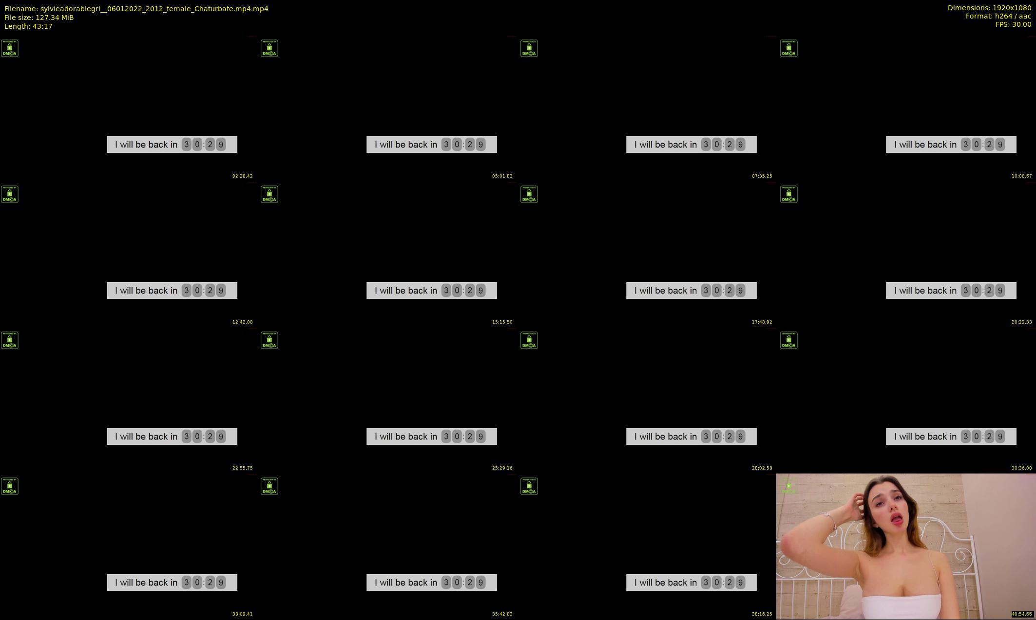 sylvieadorablegrl_ — 44 minute Chaturbate female cam show recording, 1080p, Jan 6, 2022