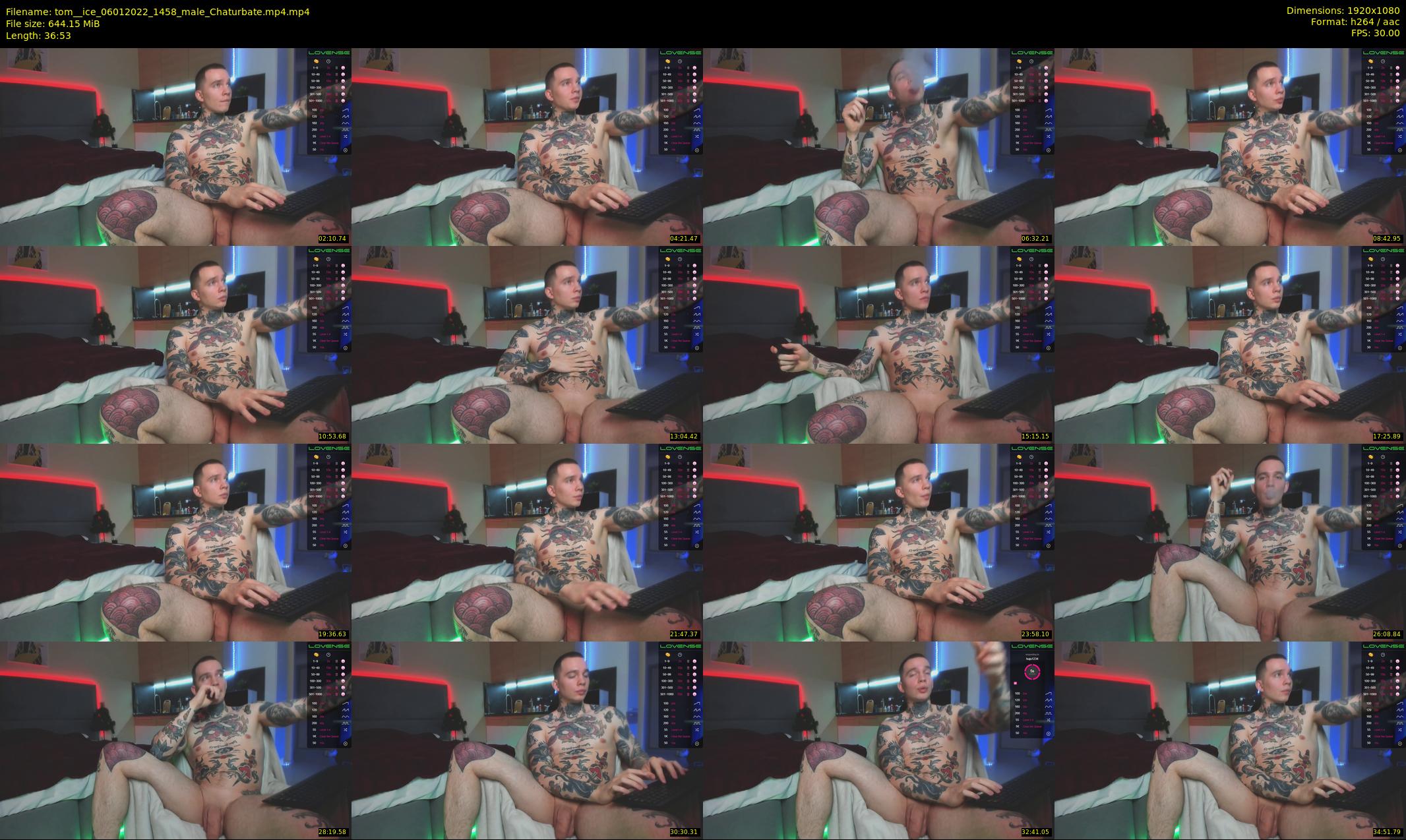 tom__ice — 37 minute Chaturbate male cam show recording, 1080p, Jan 6, 2022