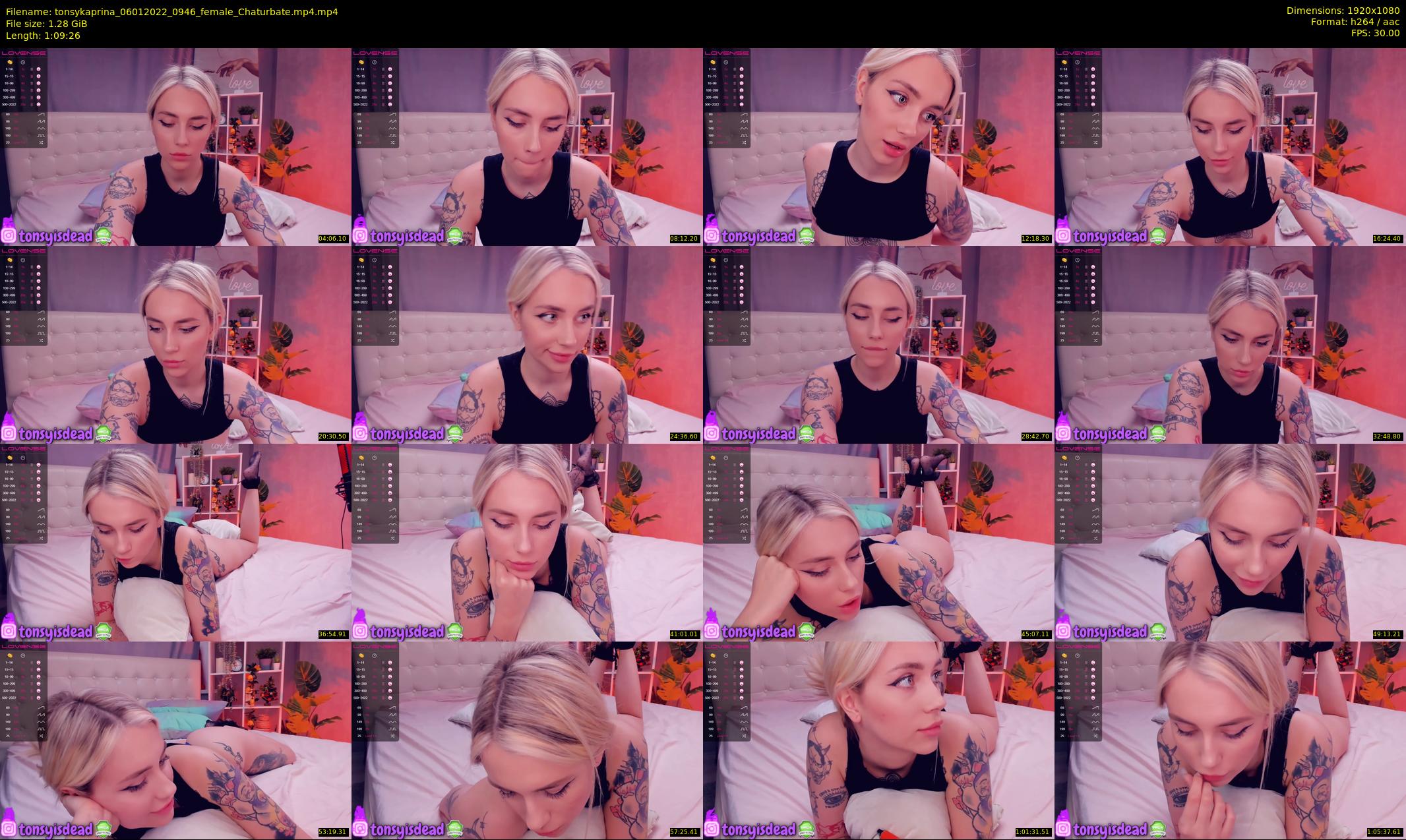tonsykaprina — 70 minute Chaturbate couple cam show recording, 1080p, Jan 6, 2022