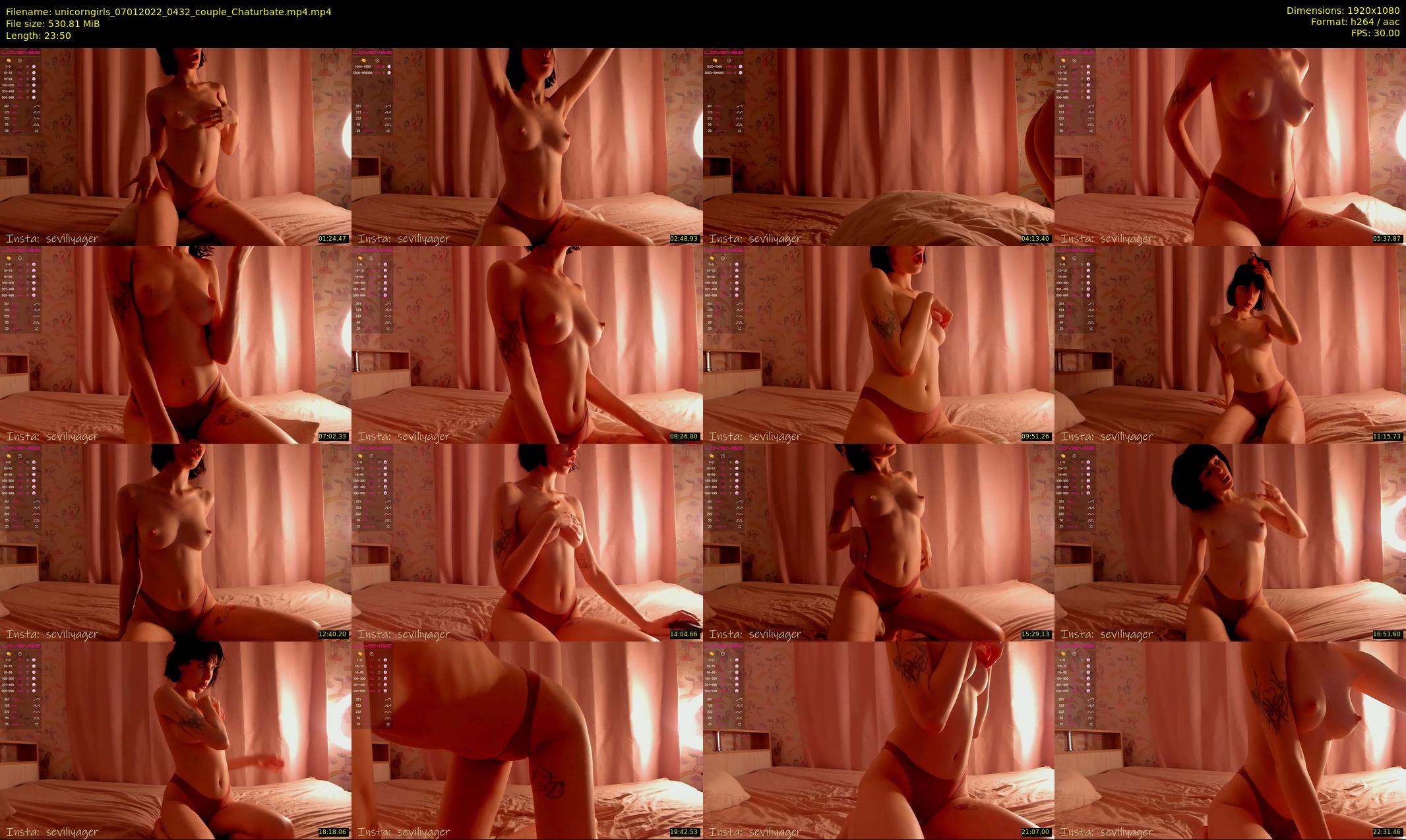 unicorngirls — 24 minute Chaturbate couple cam show recording, 1080p, Jan 7, 2022