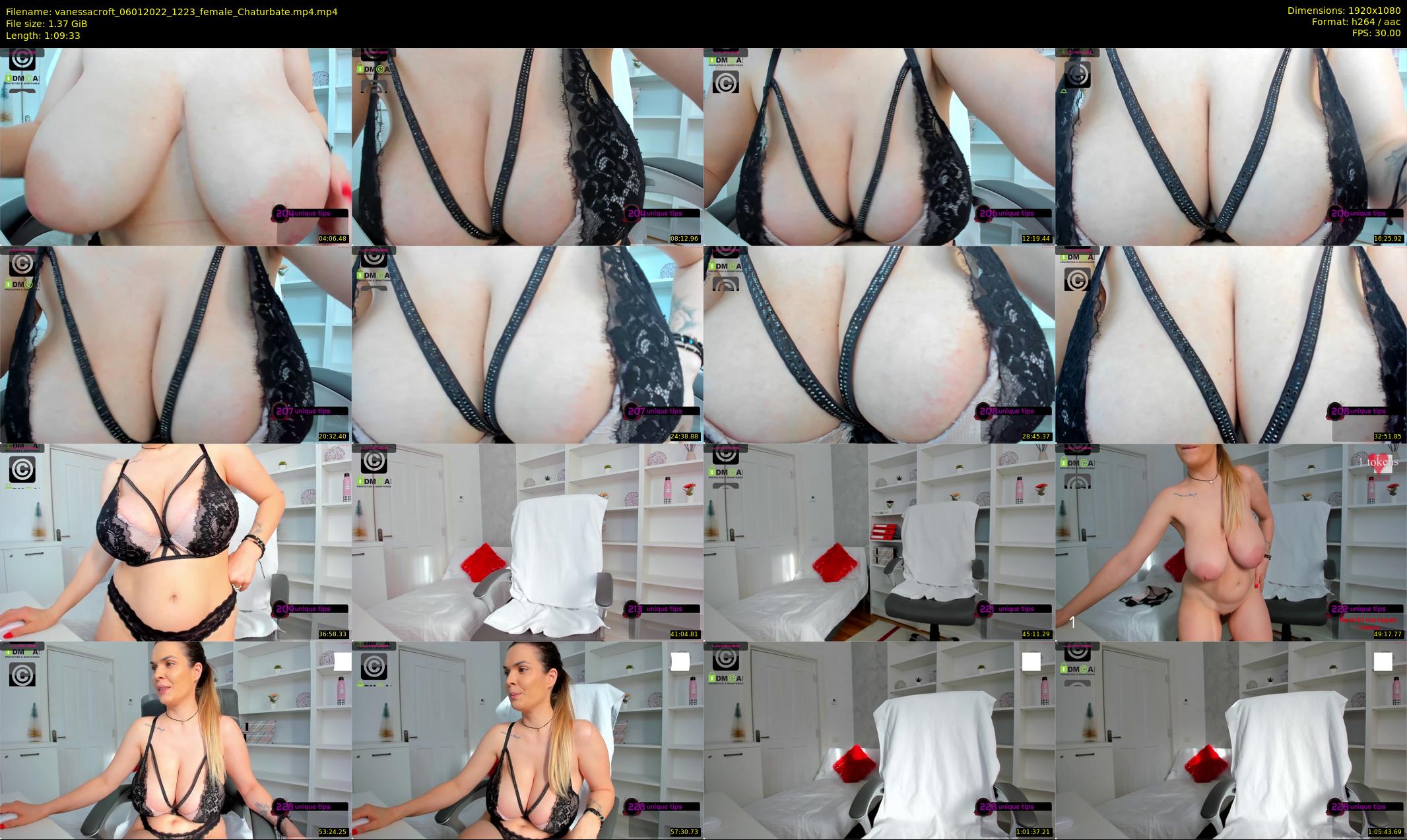 vanessacroft — 70 minute Chaturbate female cam show recording, 1080p, Jan 6, 2022