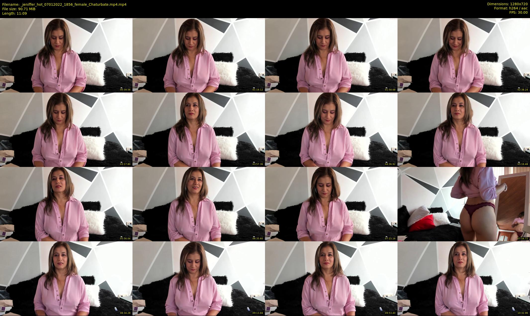 _jeniffer_hot — 12 minute Chaturbate female cam show recording, 720p, Jan 7, 2022