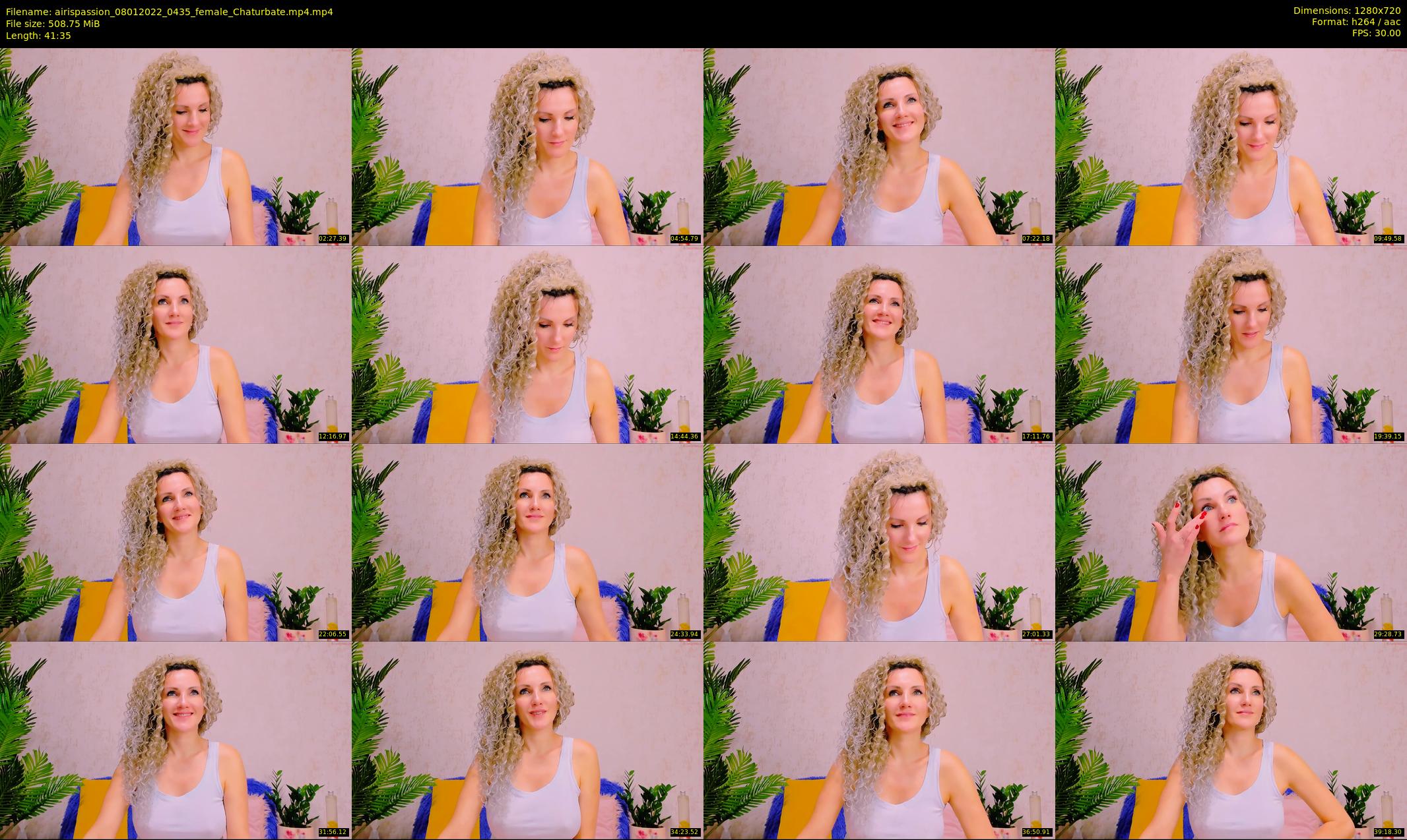airispassion — 42 minute Chaturbate female cam show recording, 720p, Jan 8, 2022
