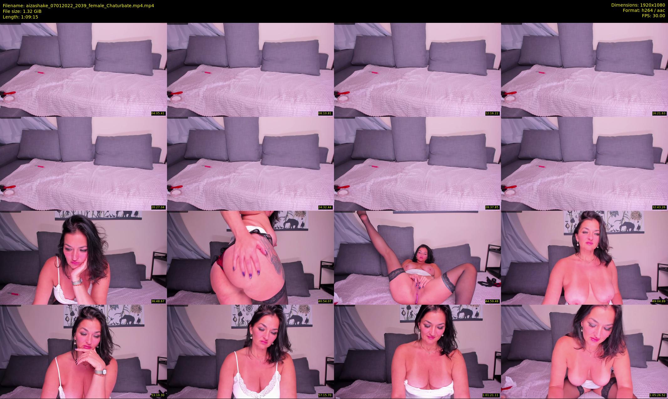aizashake — 70 minute Chaturbate female cam show recording, 1080p, Jan 7, 2022
