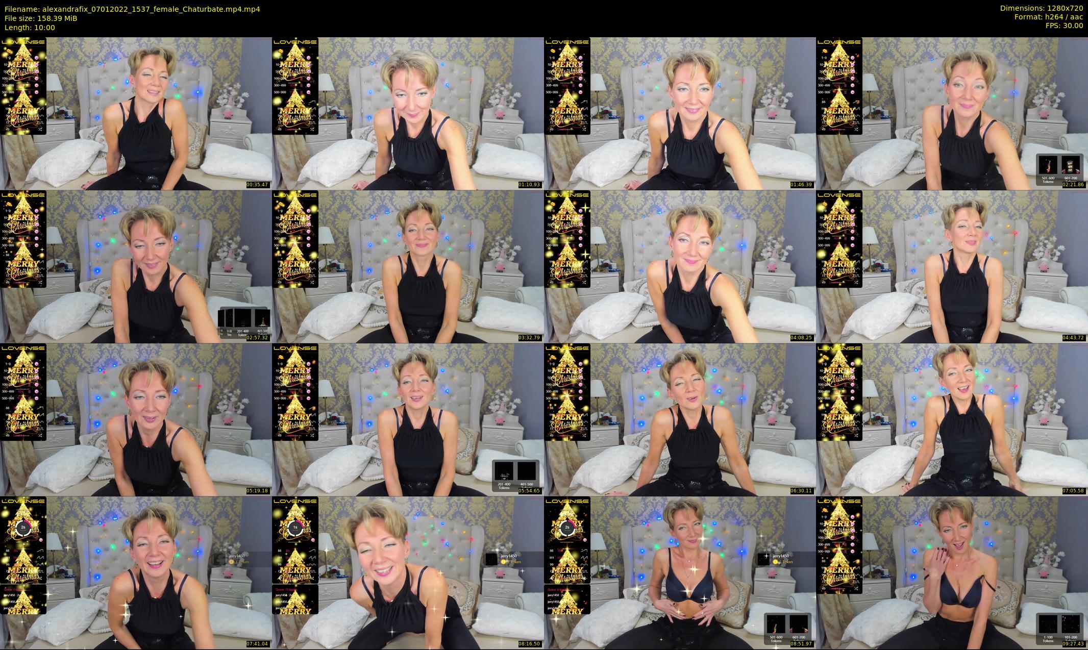 alexandrafix — 10 minute Chaturbate female cam show recording, 720p, Jan 7, 2022