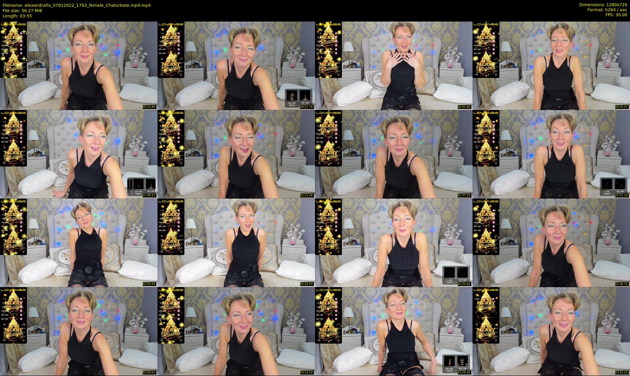 alexandrafix — 4 minute Chaturbate female cam show recording, 720p, Jan 7, 2022