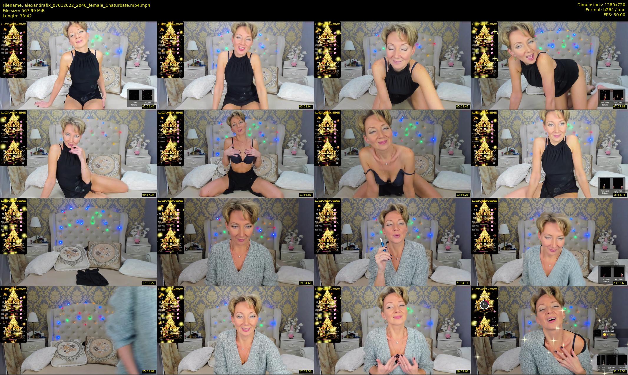 alexandrafix — 34 minute Chaturbate female cam show recording, 720p, Jan 7, 2022