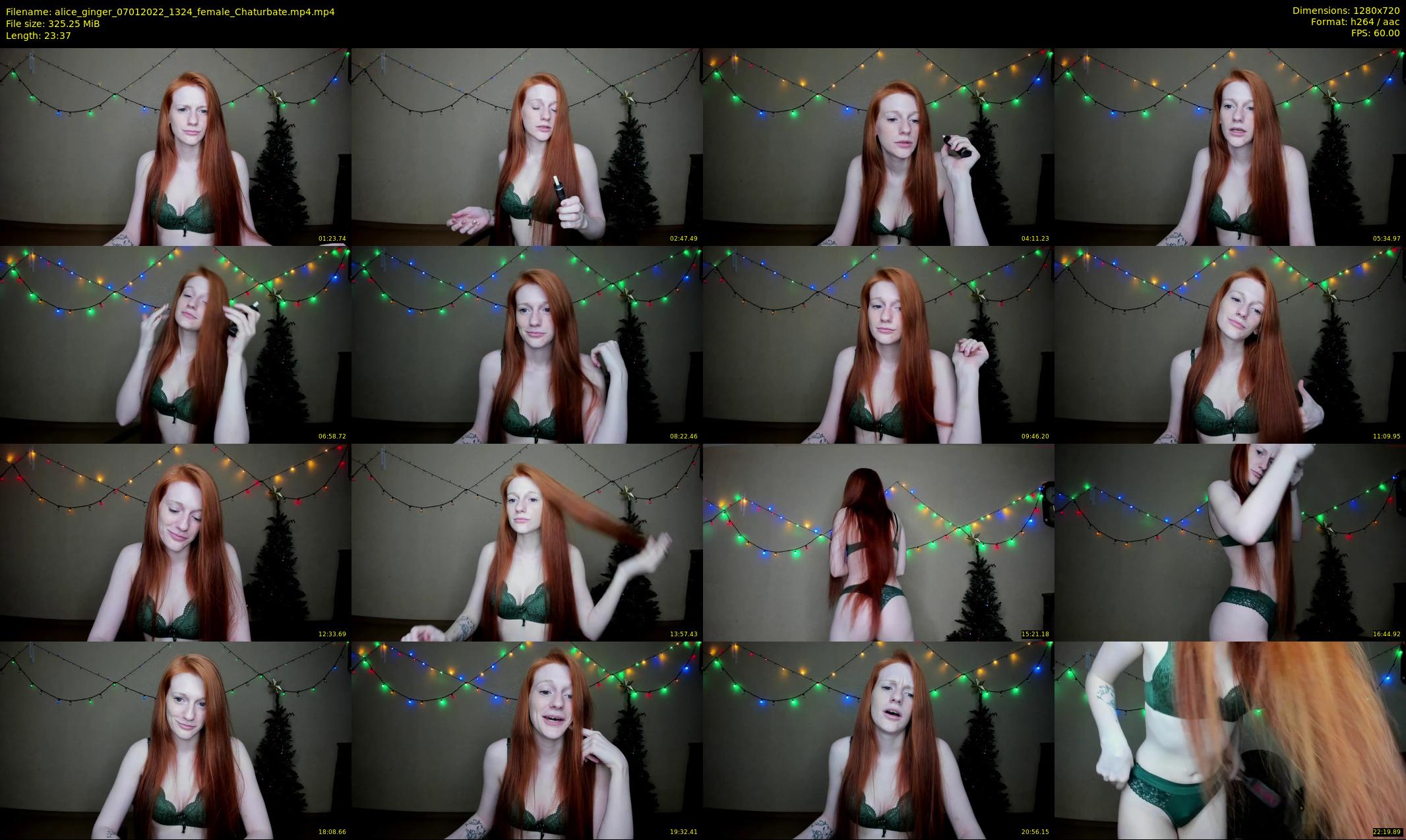 alice_ginger — 24 minute Chaturbate female cam show recording, 720p, Jan 7, 2022