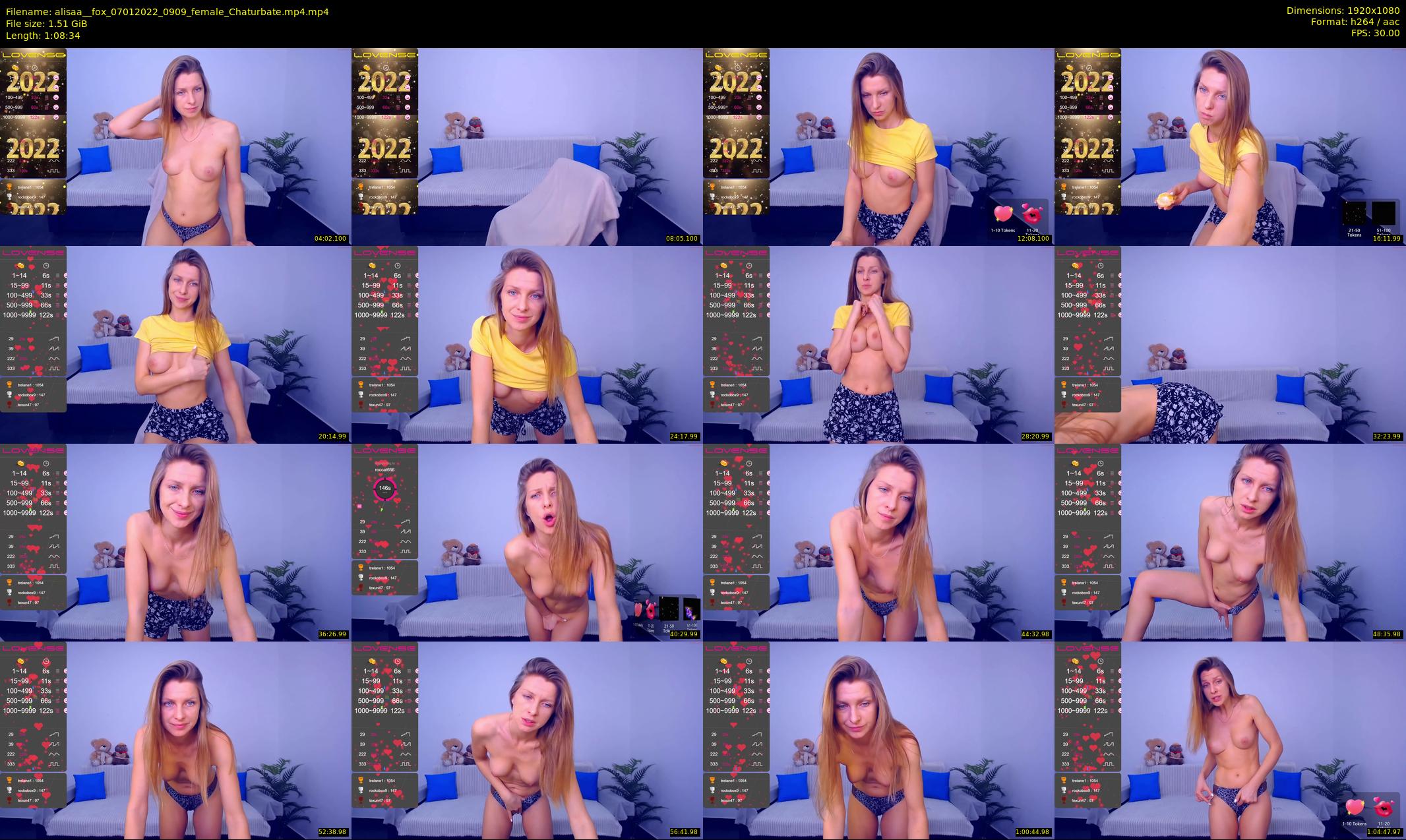 alisaa__fox — 69 minute Chaturbate female cam show recording, 1080p, Jan 7, 2022