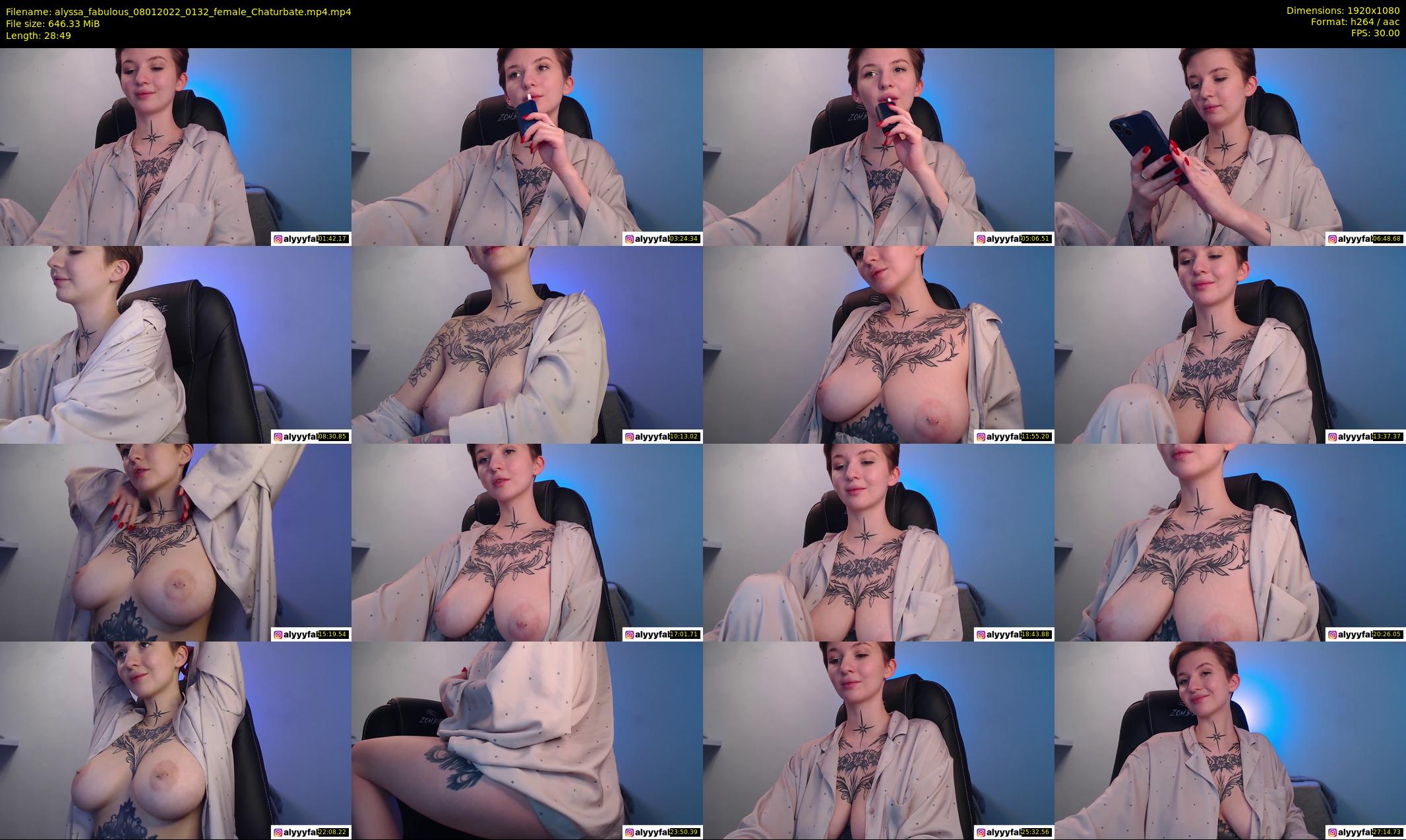 alyssa_fabulous — 29 minute Chaturbate female cam show recording, 1080p, Jan 8, 2022