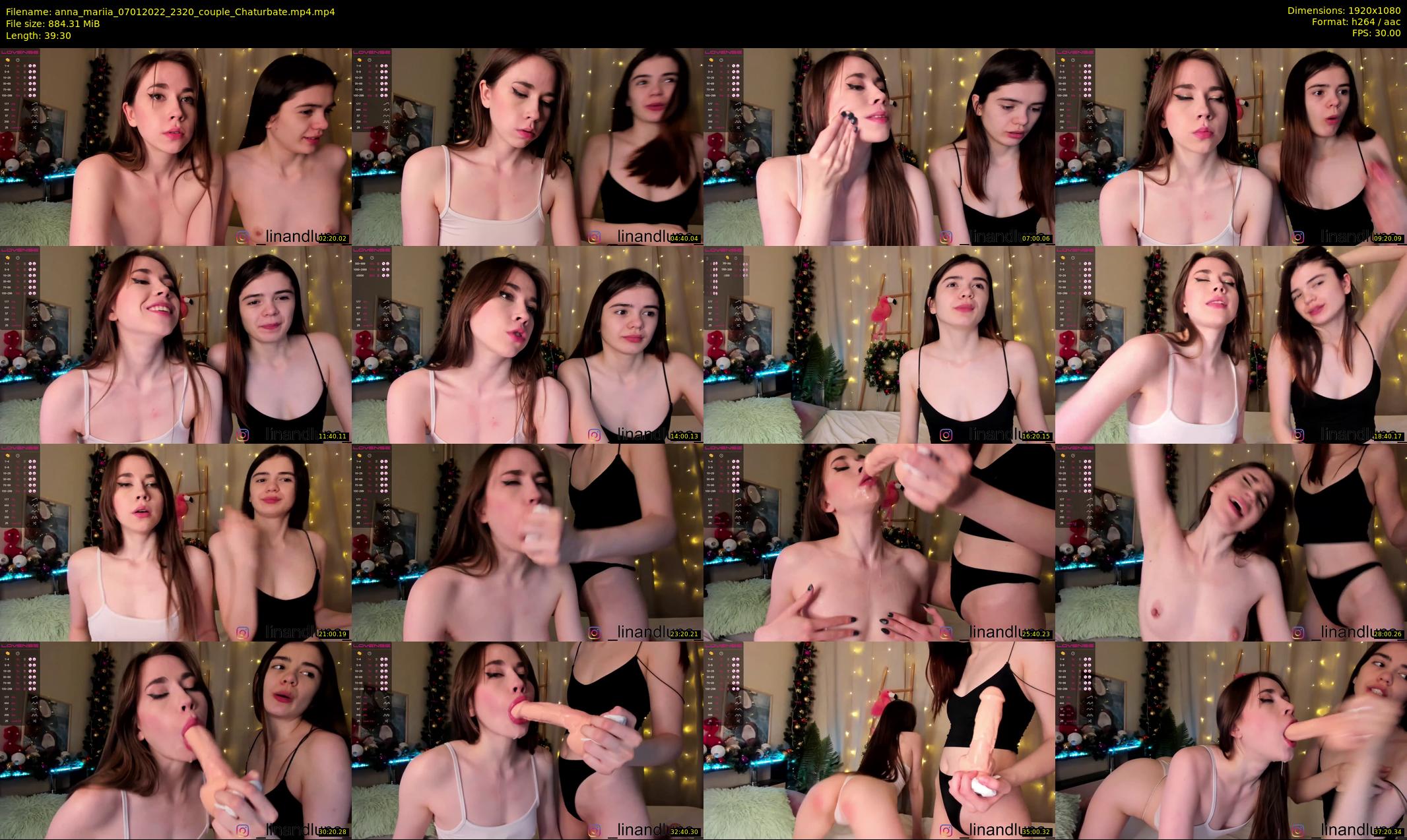 anna_mariia — 40 minute Chaturbate couple cam show recording, 1080p, Jan 7, 2022